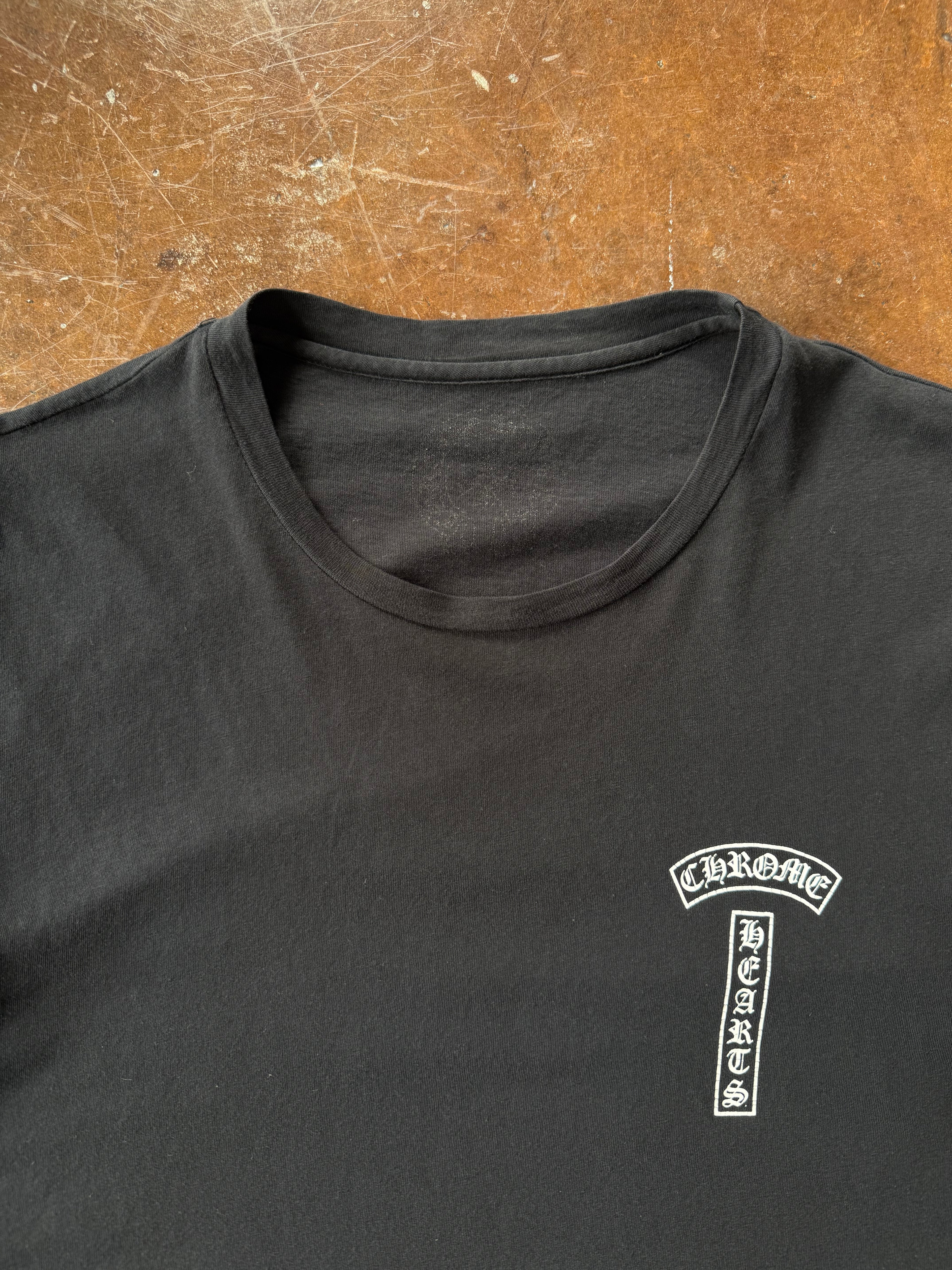 2000s Chrome Hearts "T-Bar" logo shirt (SMALL)