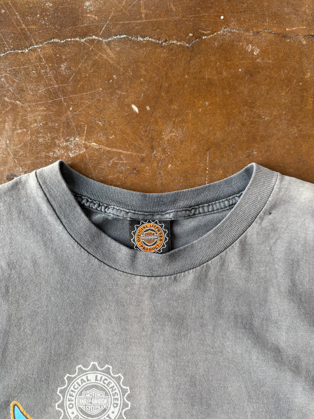 90s faded Harley Davidson "freewheelin" biker shirt (XL)