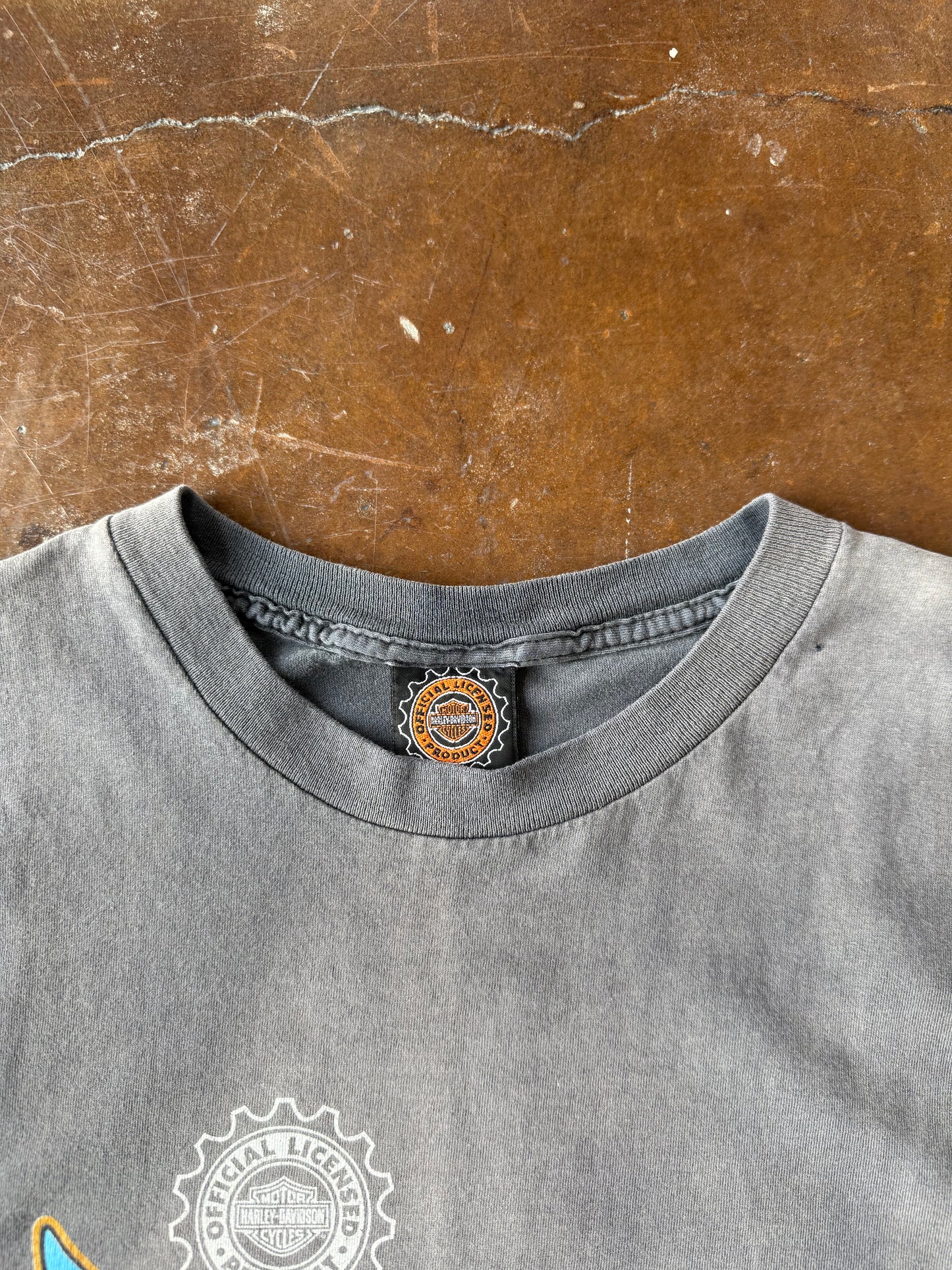 90s faded Harley Davidson "freewheelin" biker shirt (XL)