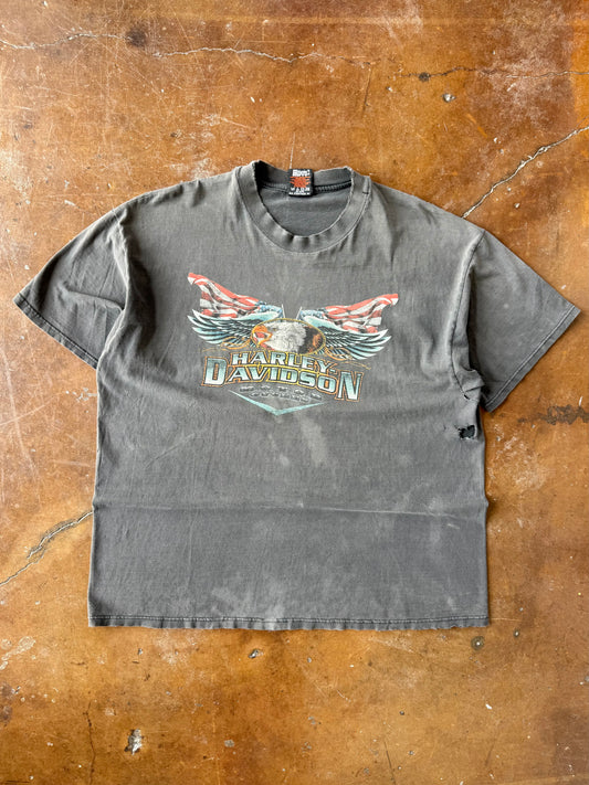 1998 faded Harley Davidson "eagle emblem" biker shirt (XXL)