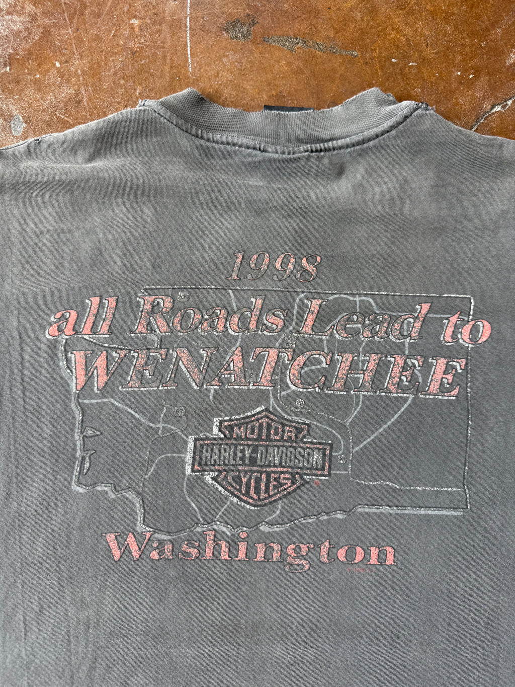 1998 faded Harley Davidson "eagle emblem" biker shirt (XXL)