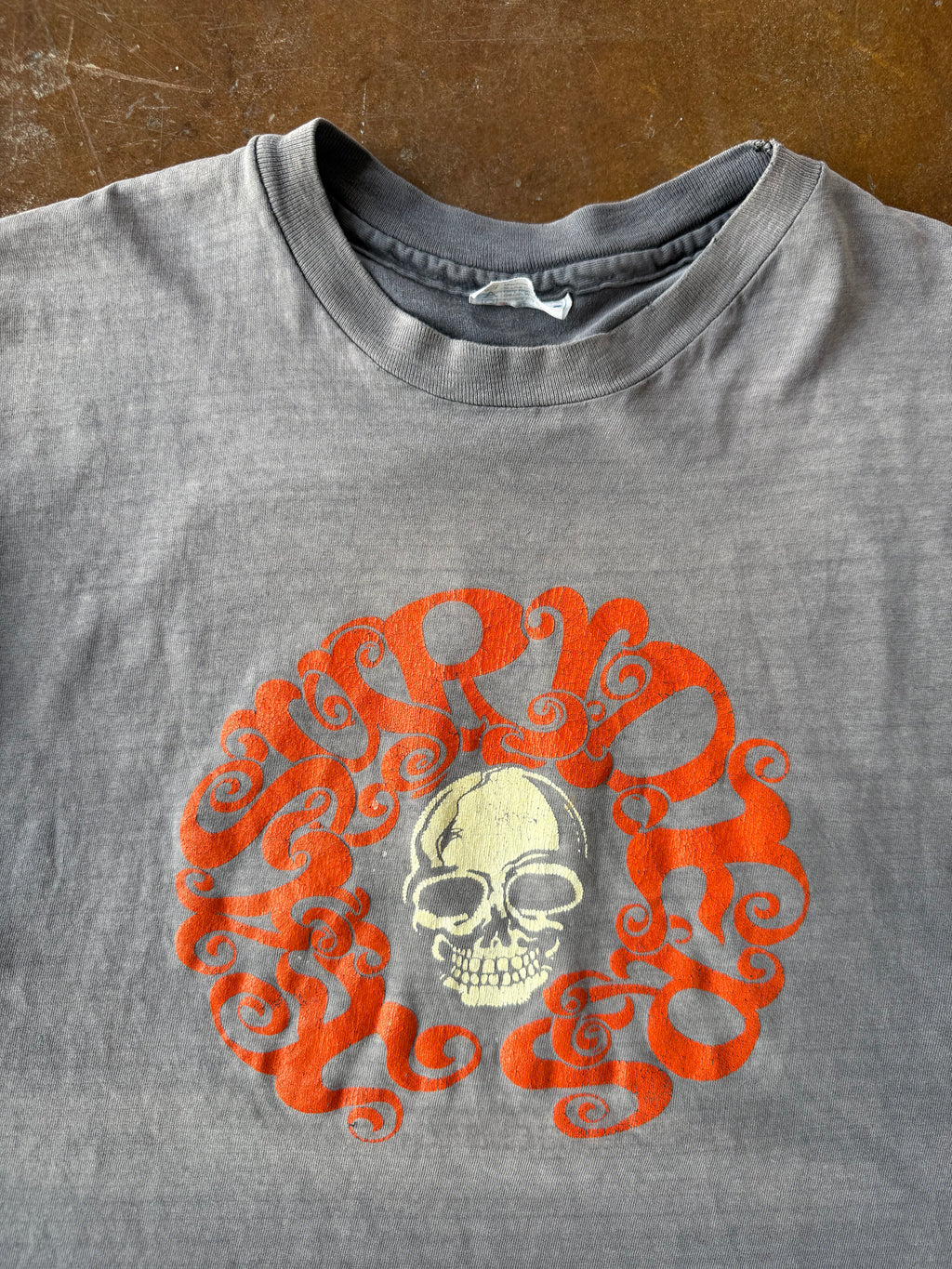 1990 faded Easyriders "skull logo" biker shirt (XXL)