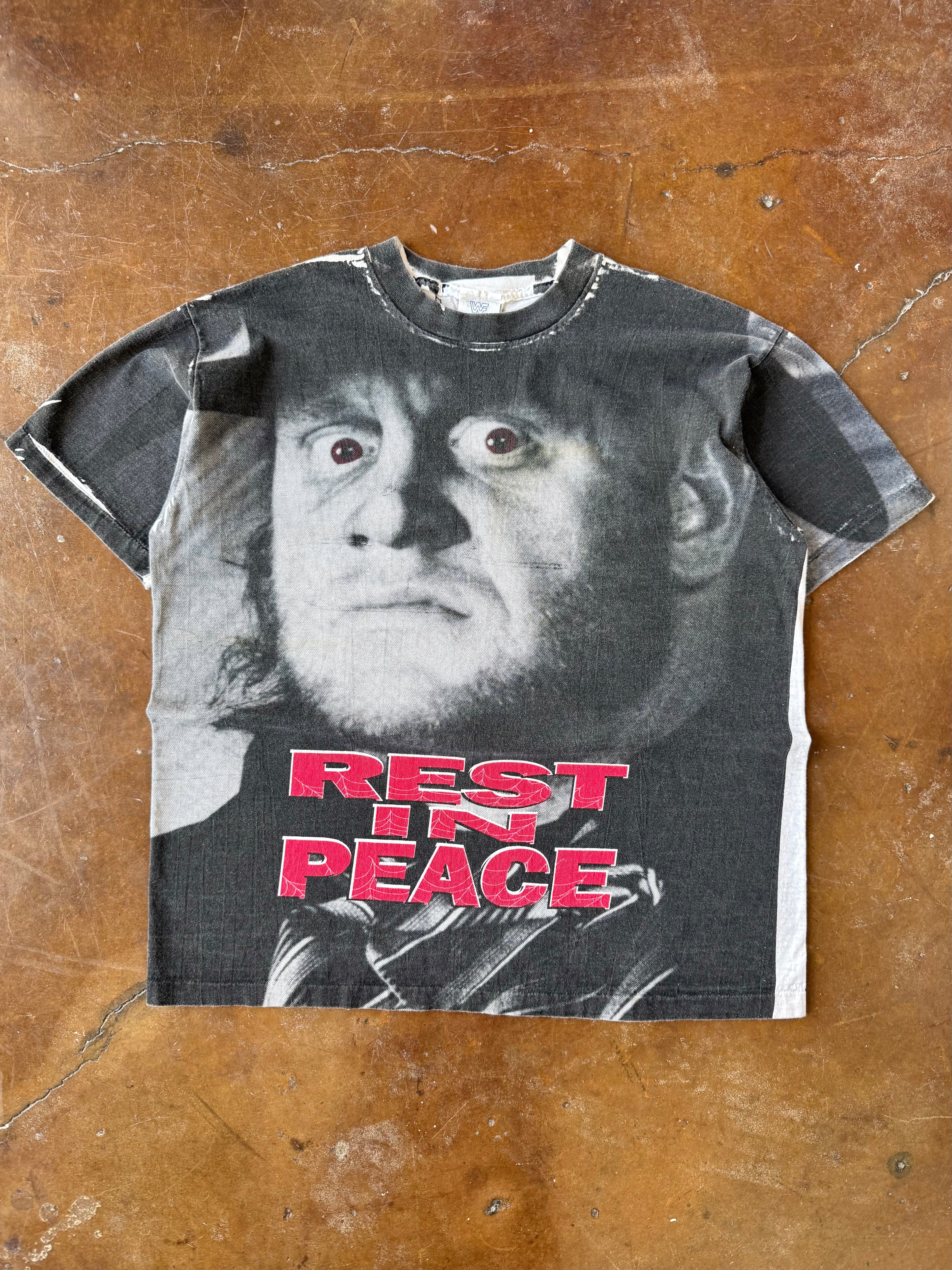 90s Undertaker WWF "rest in peace" shirt (XL)