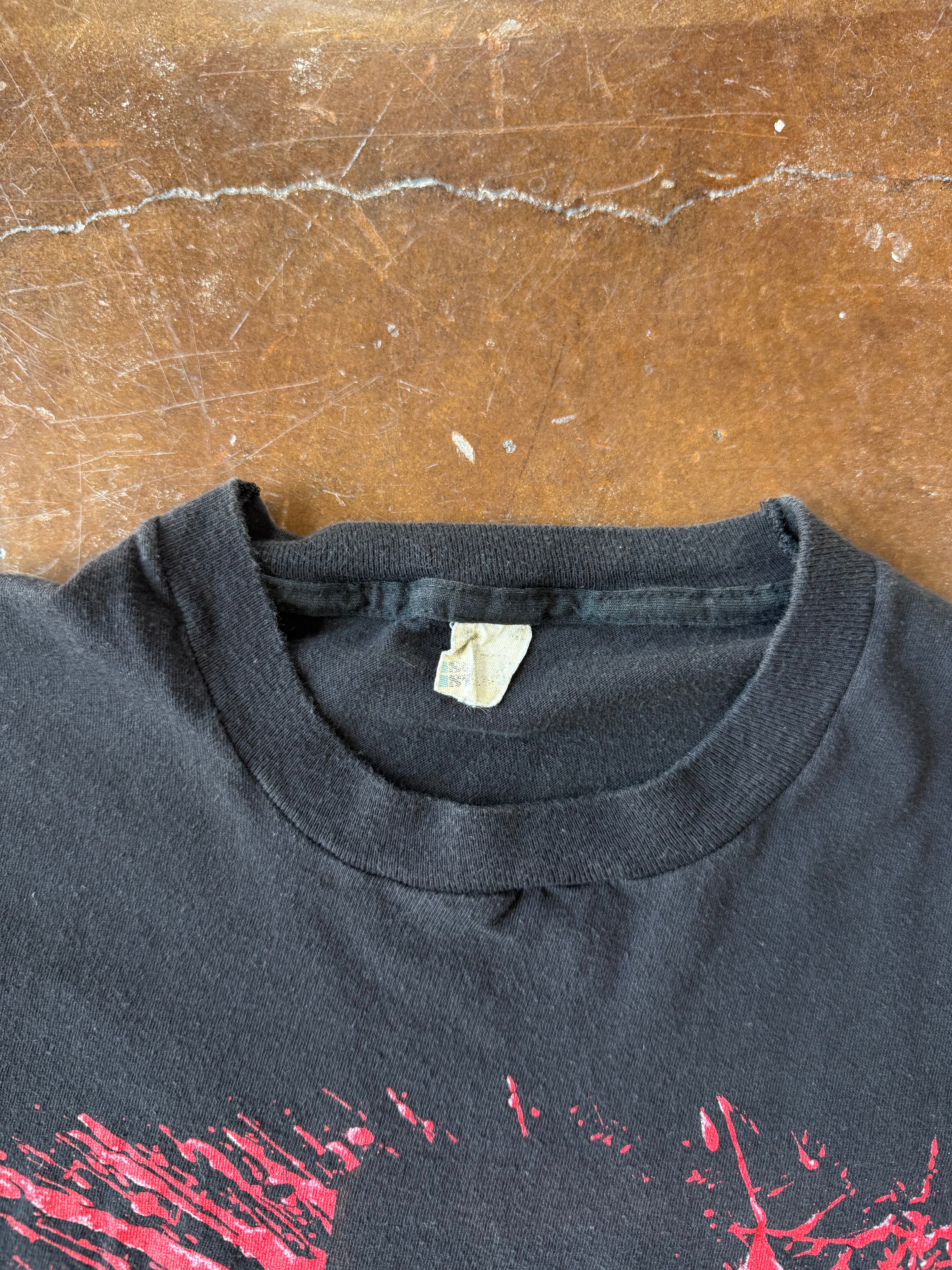 1987 Freddy Krueger "nightmare on elm street 3" movie shirt (LARGE)