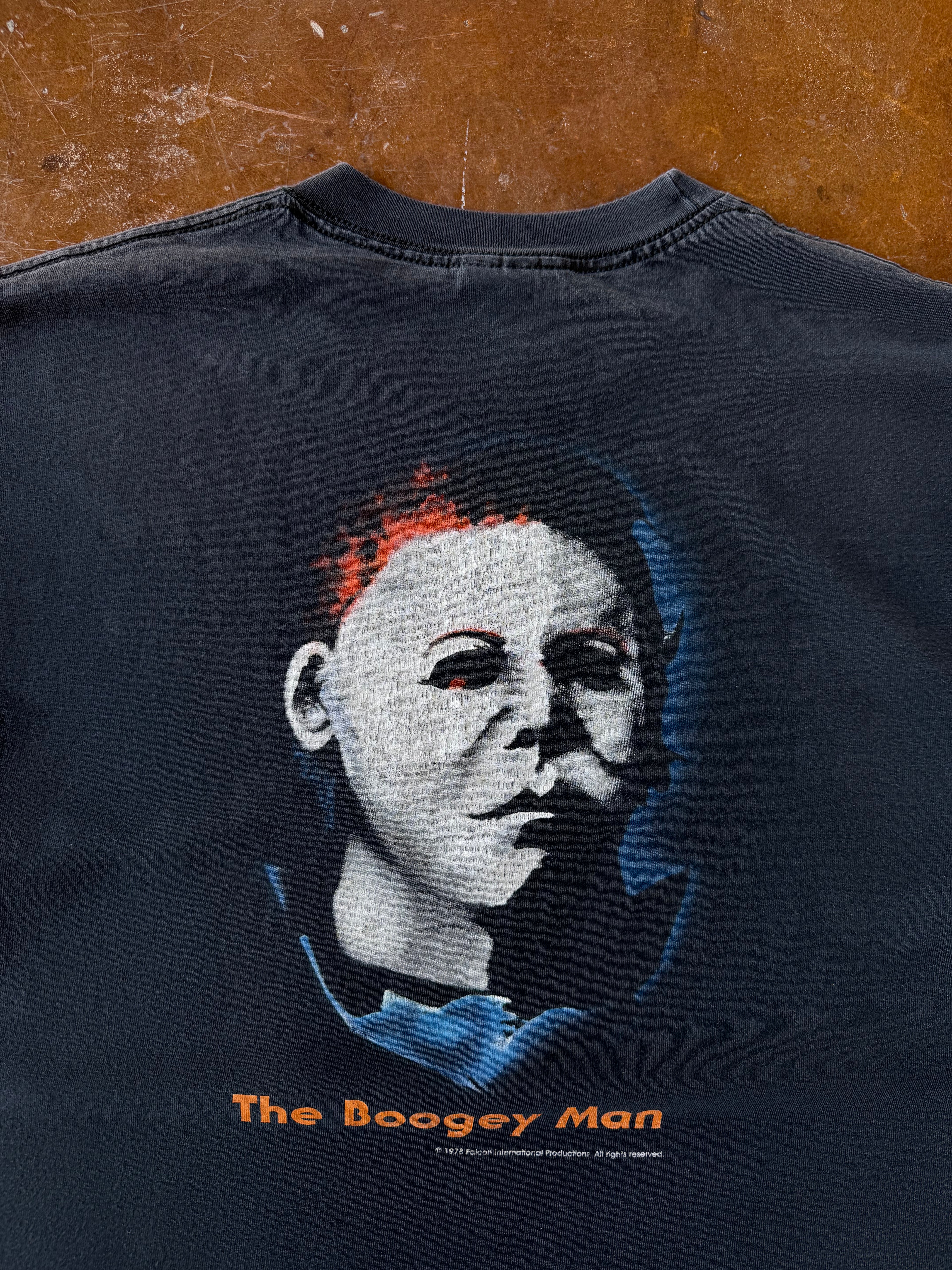 90s Halloween "michael myers" movie promo shirt (XL)