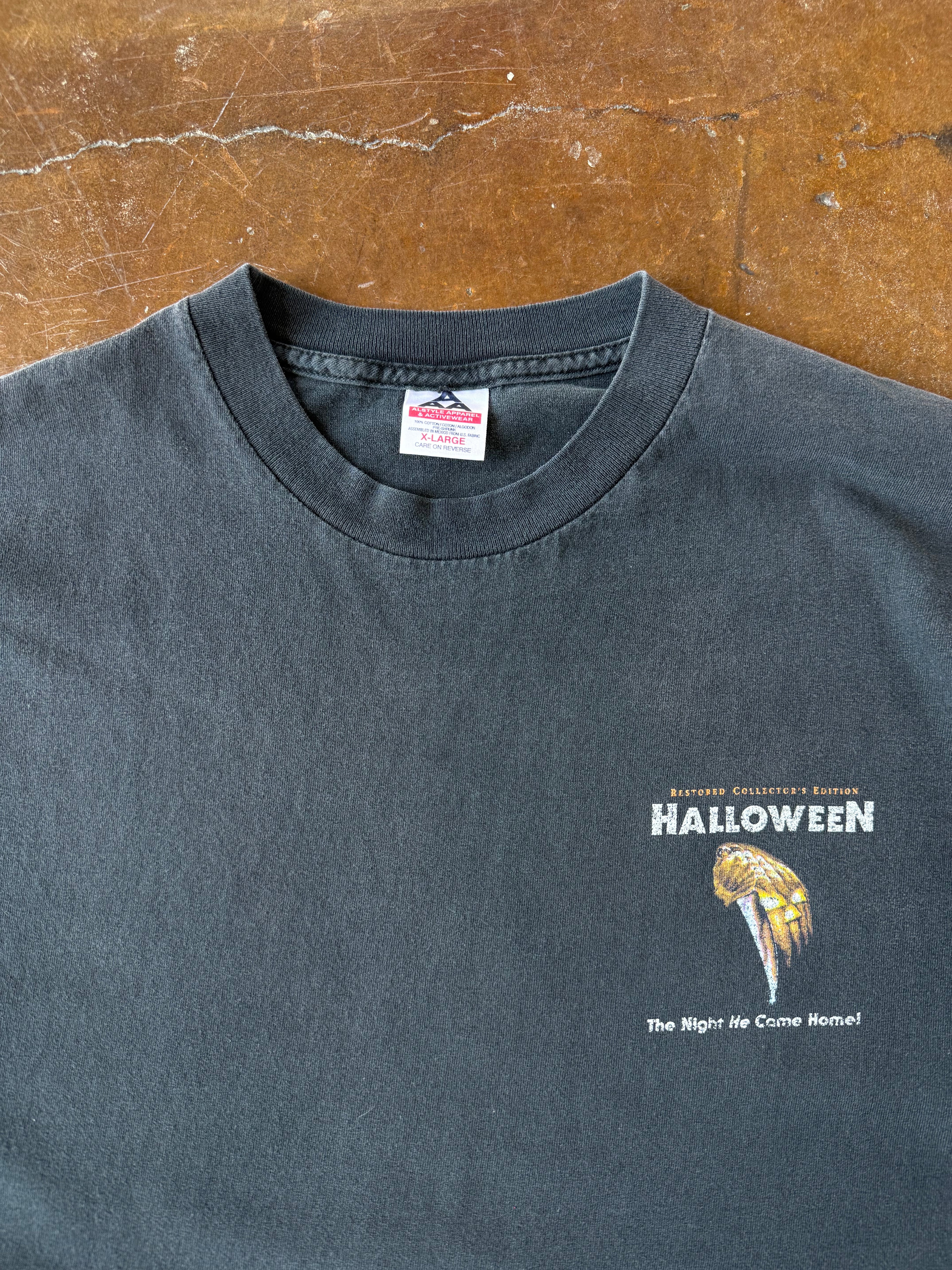 90s Halloween "michael myers" movie promo shirt (XL)