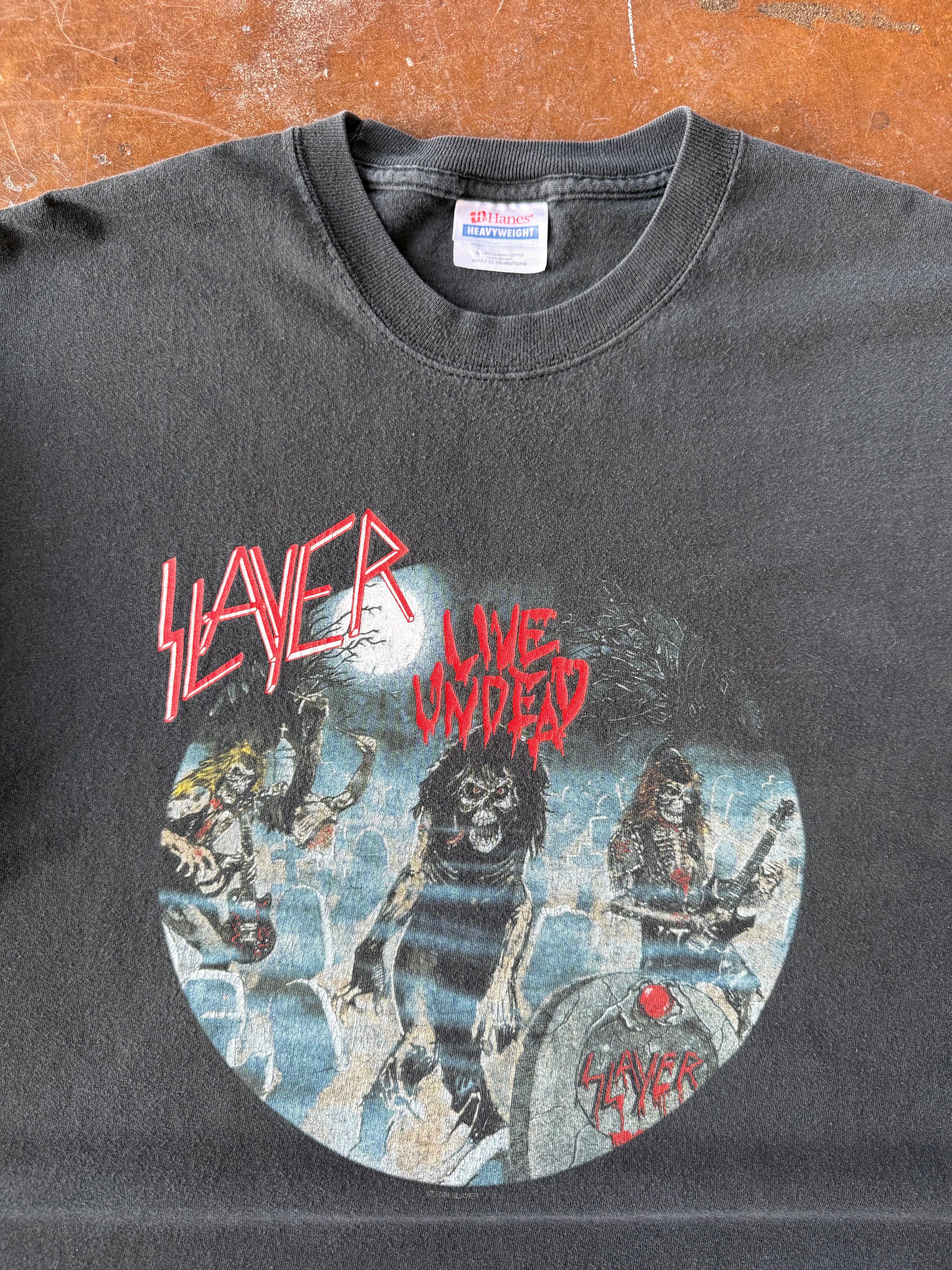 2004 Slayer "live undead" band shirt (XL)