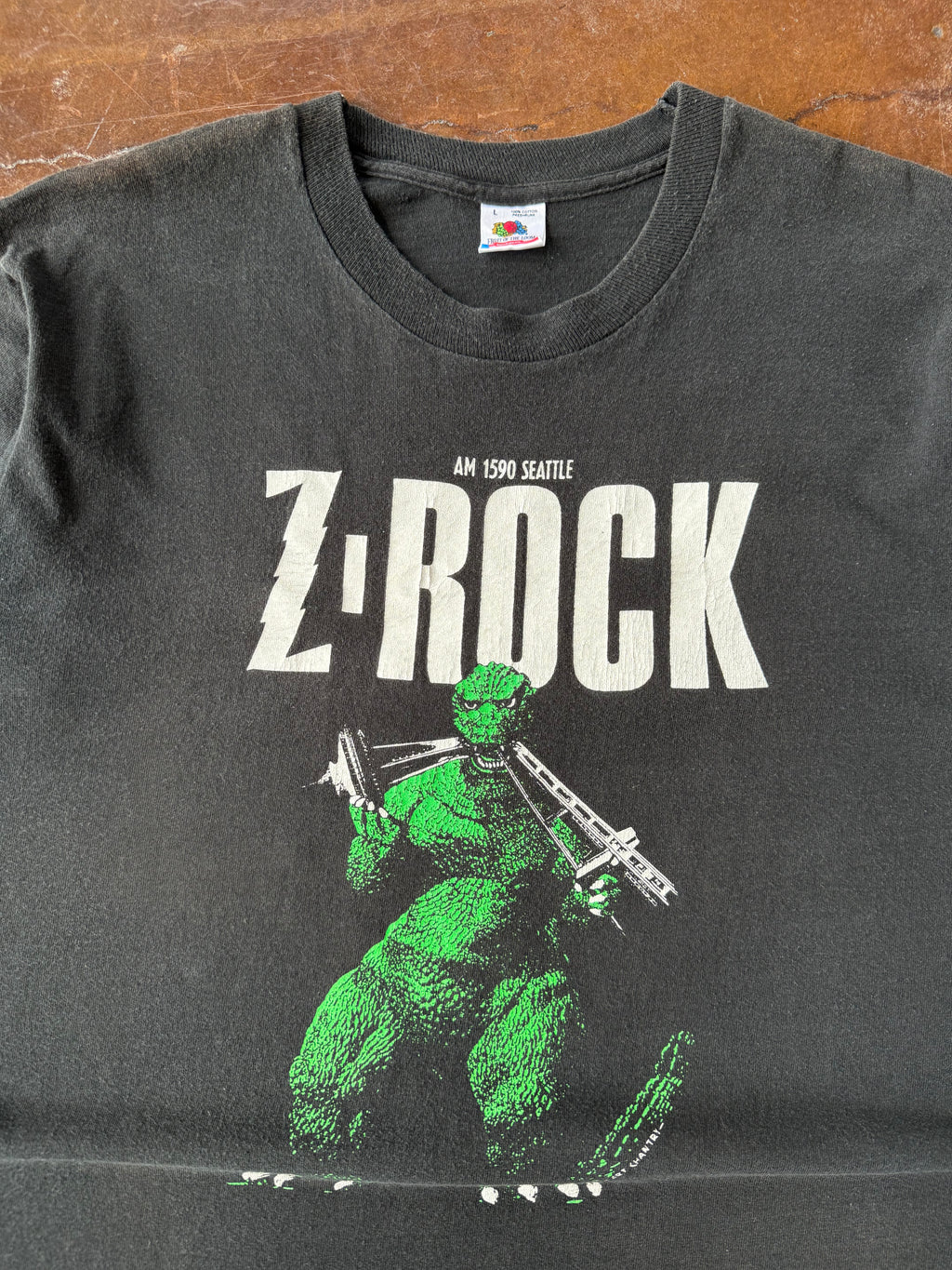 90s Godzilla "z-rock" shirt (LARGE)