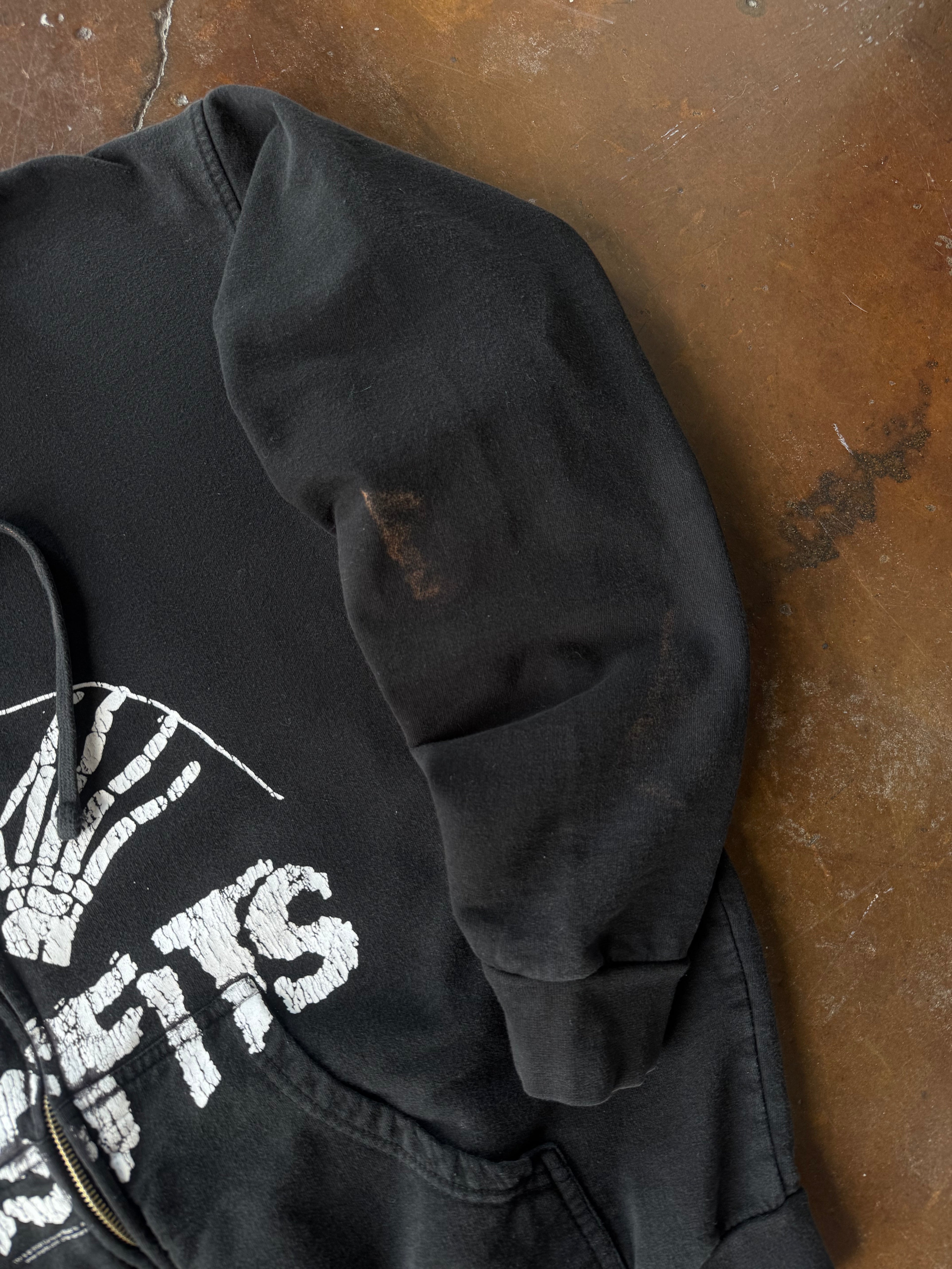 2000s Misfits "twisted dream" zip-up hoodie (LARGE)