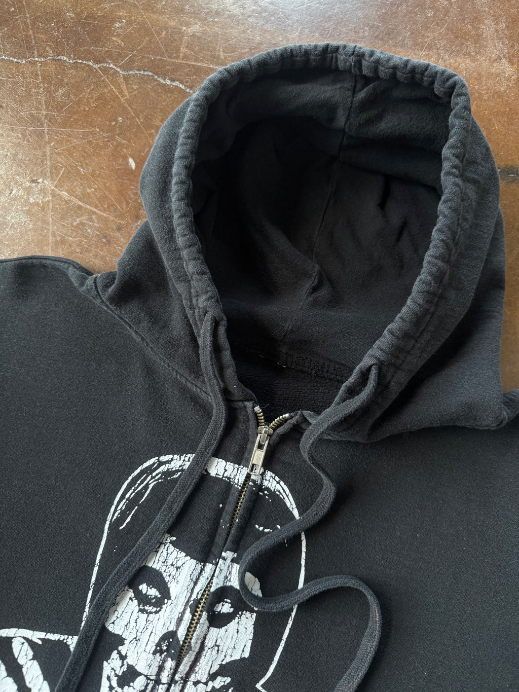 2000s Misfits "twisted dream" zip-up hoodie (LARGE)