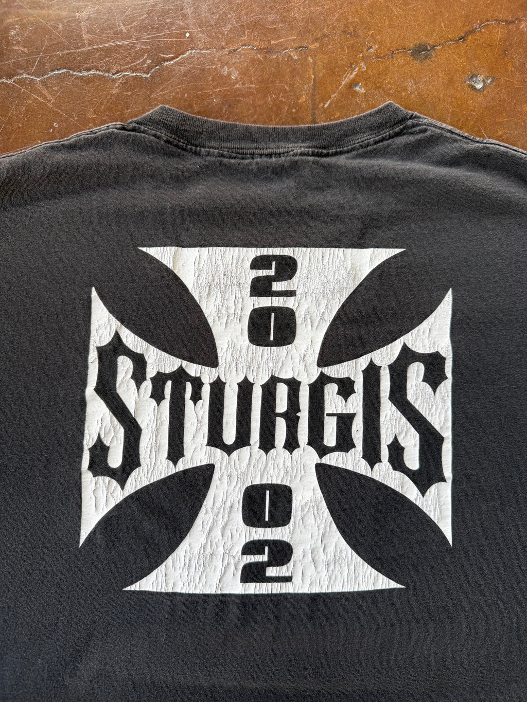 2002 Sturgis West Coast Choppers style cut-off biker shirt (XL)