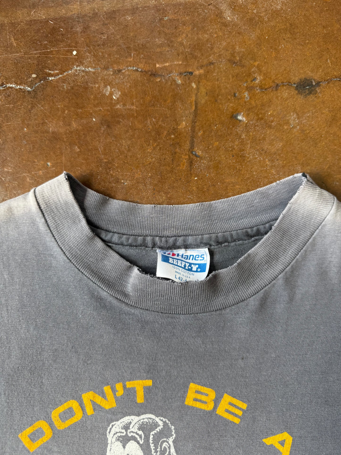 80s faded Frisco Choppers "dickhead" biker shirt (LARGE)