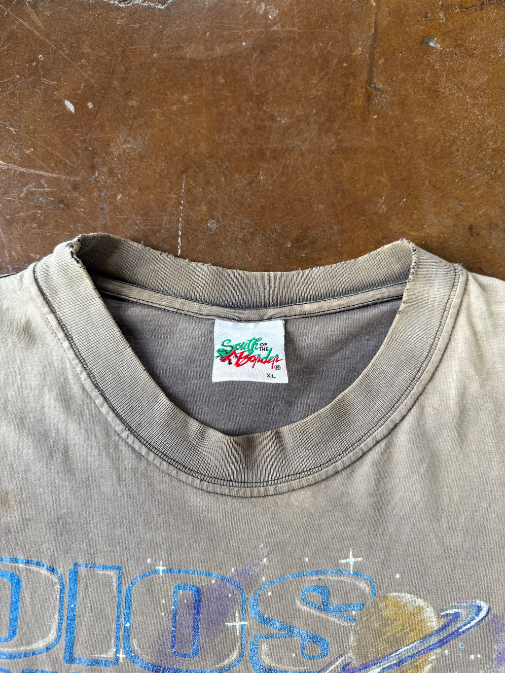 90s faded Jesus "dios creador del universo" shirt (XL)