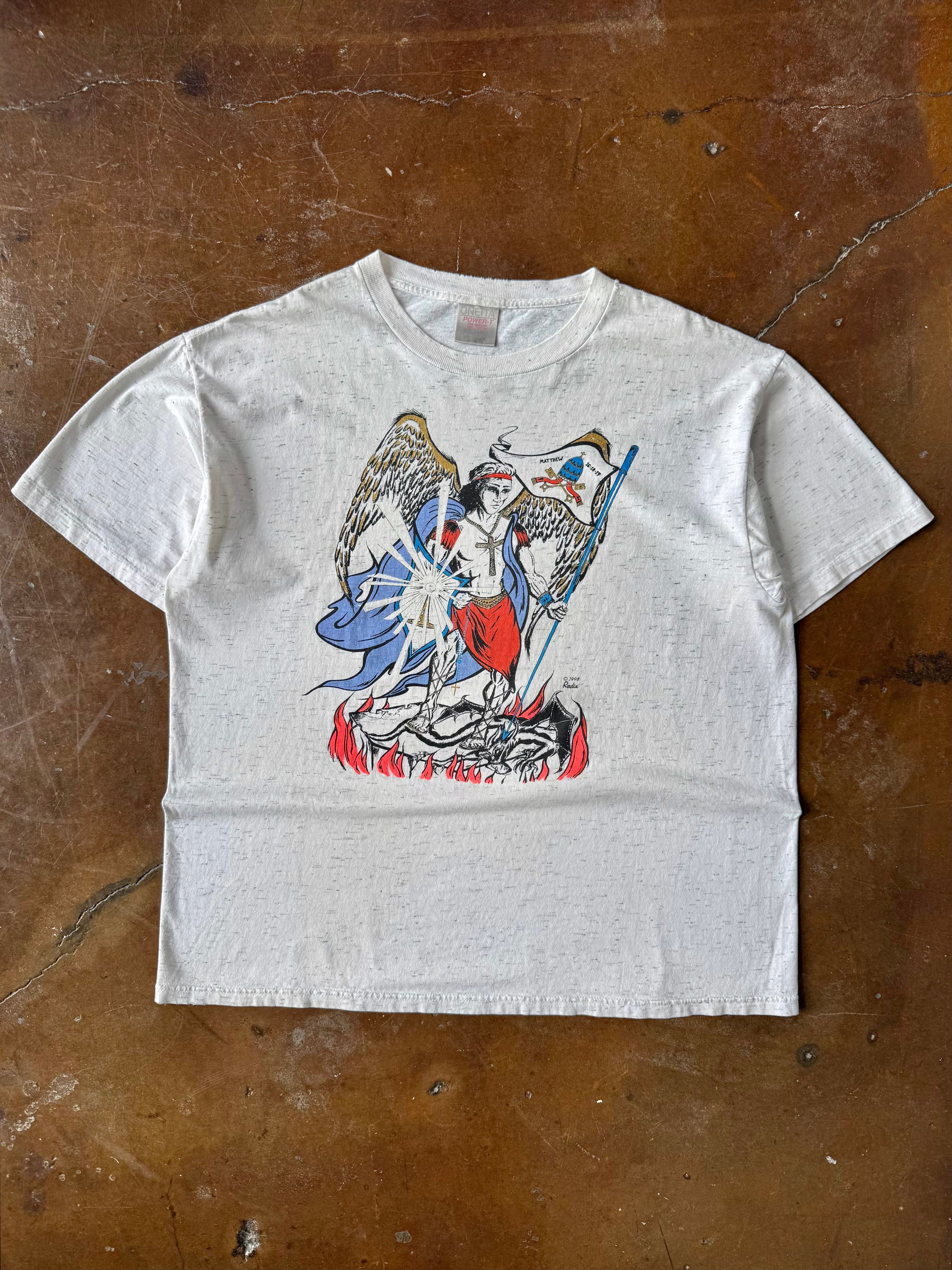 1998 Jesus "Saint Michael the Archangel" shirt (XL)