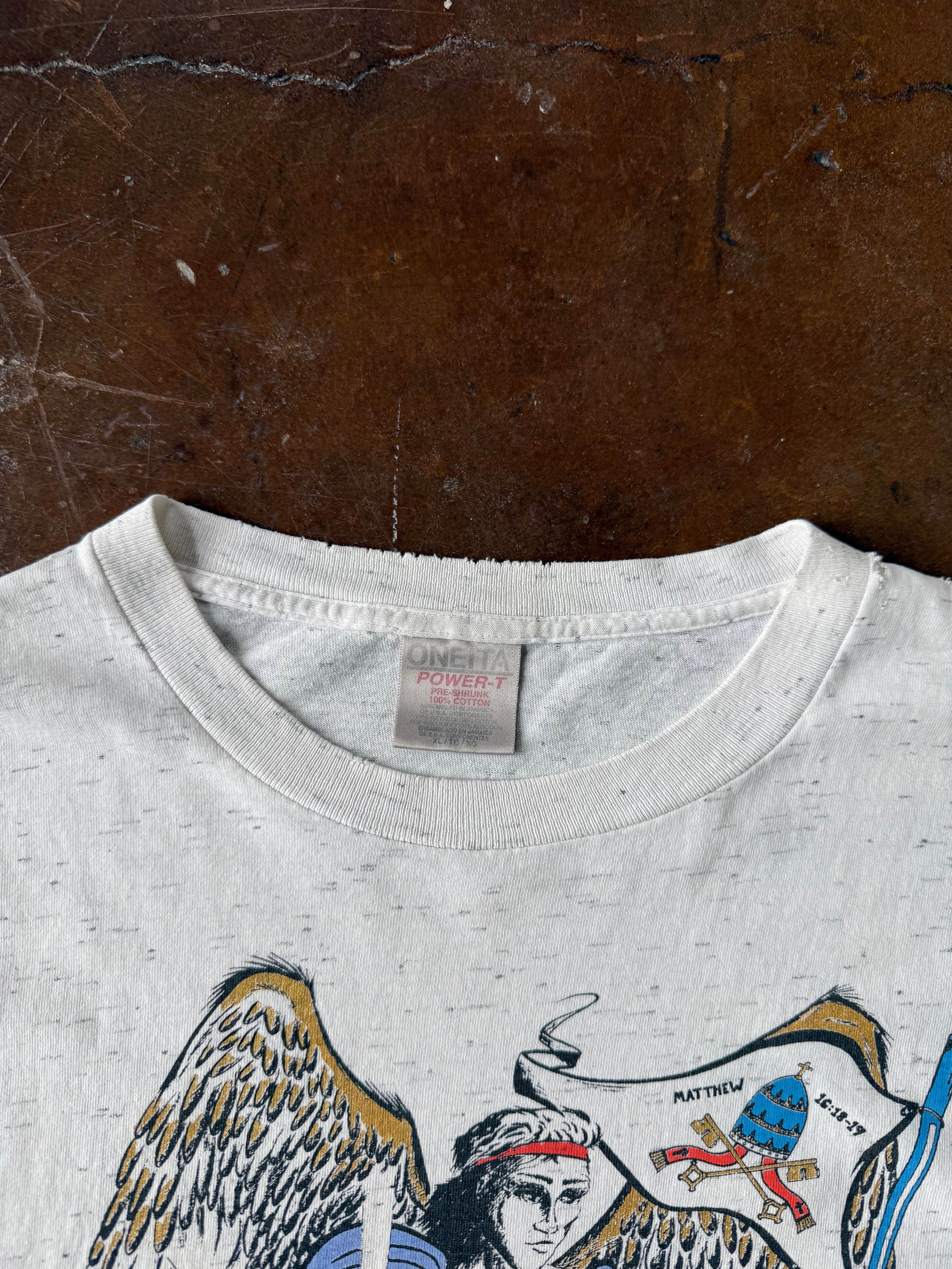 1998 Jesus "Saint Michael the Archangel" shirt (XL)