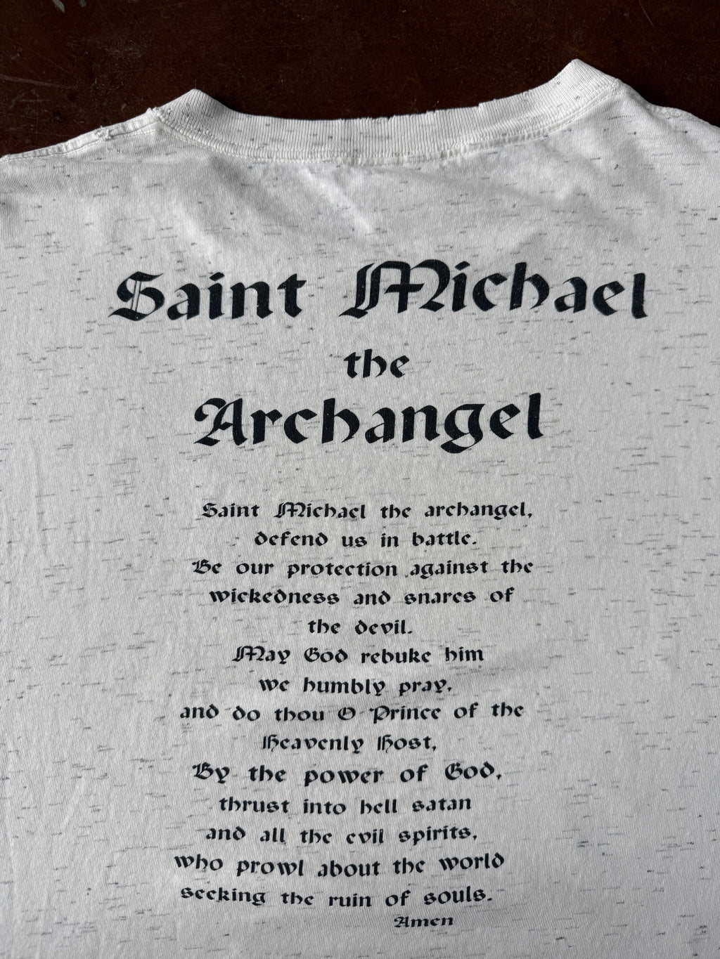 1998 Jesus "Saint Michael the Archangel" shirt (XL)