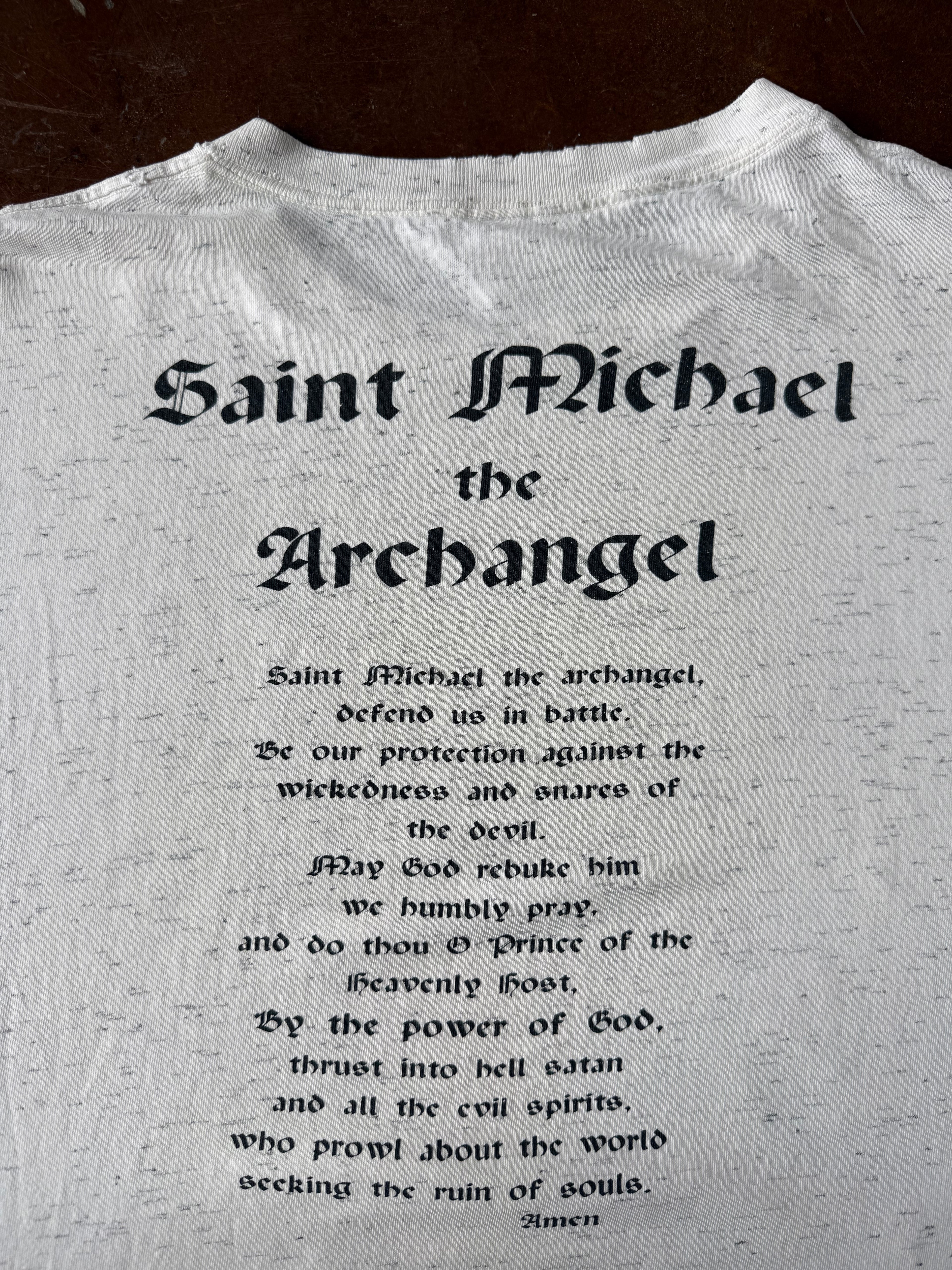1998 Jesus "Saint Michael the Archangel" shirt (XL)