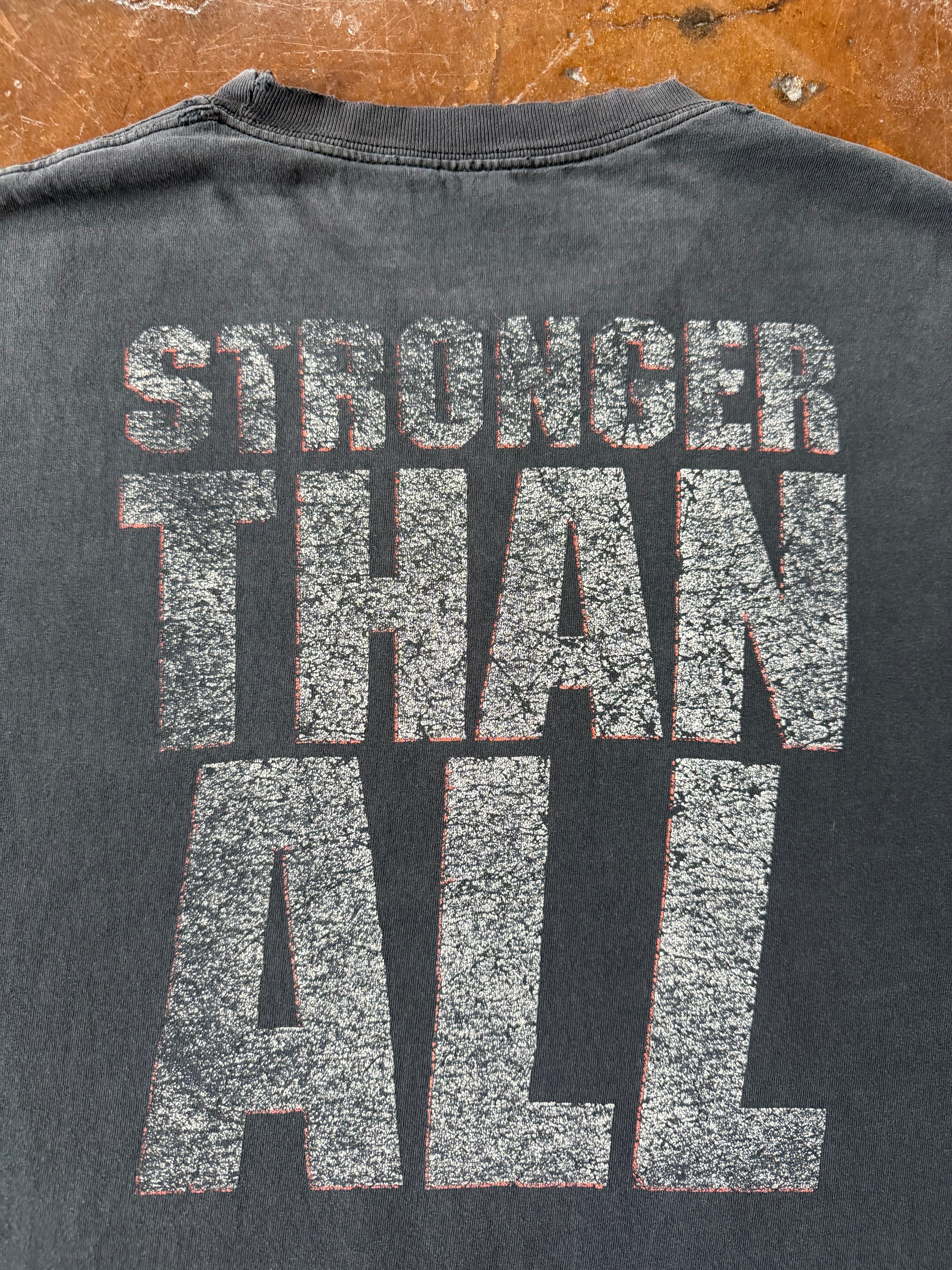 90s distressed Pantera "stronger than all" band shirt (XL)