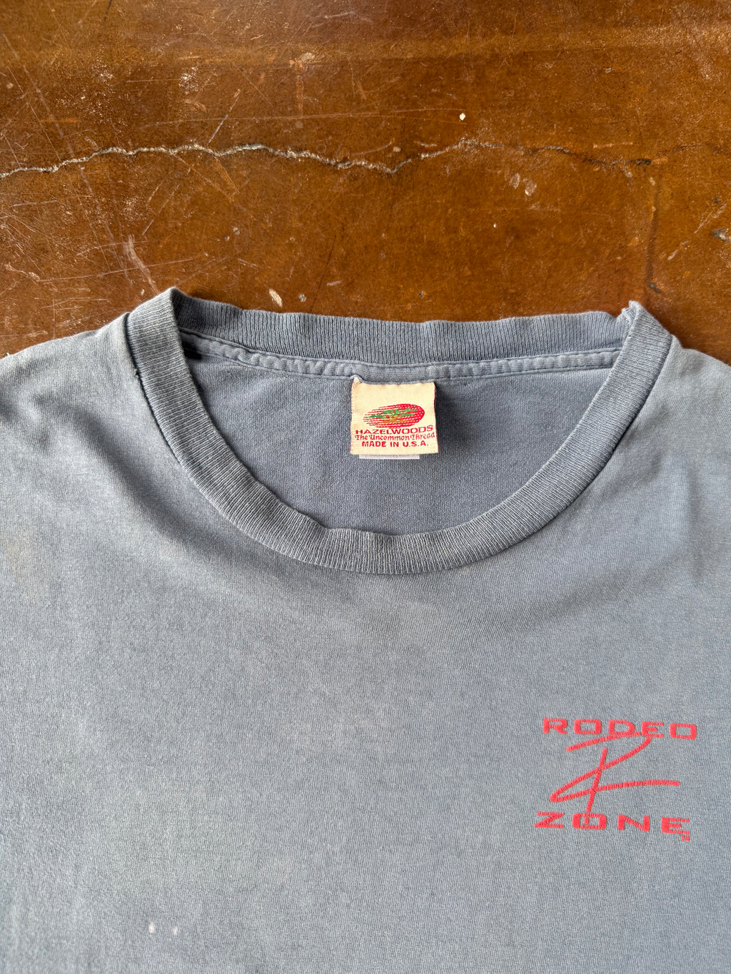 90s lightly distressed Rodeo Zone "rope this" shirt (XL)
