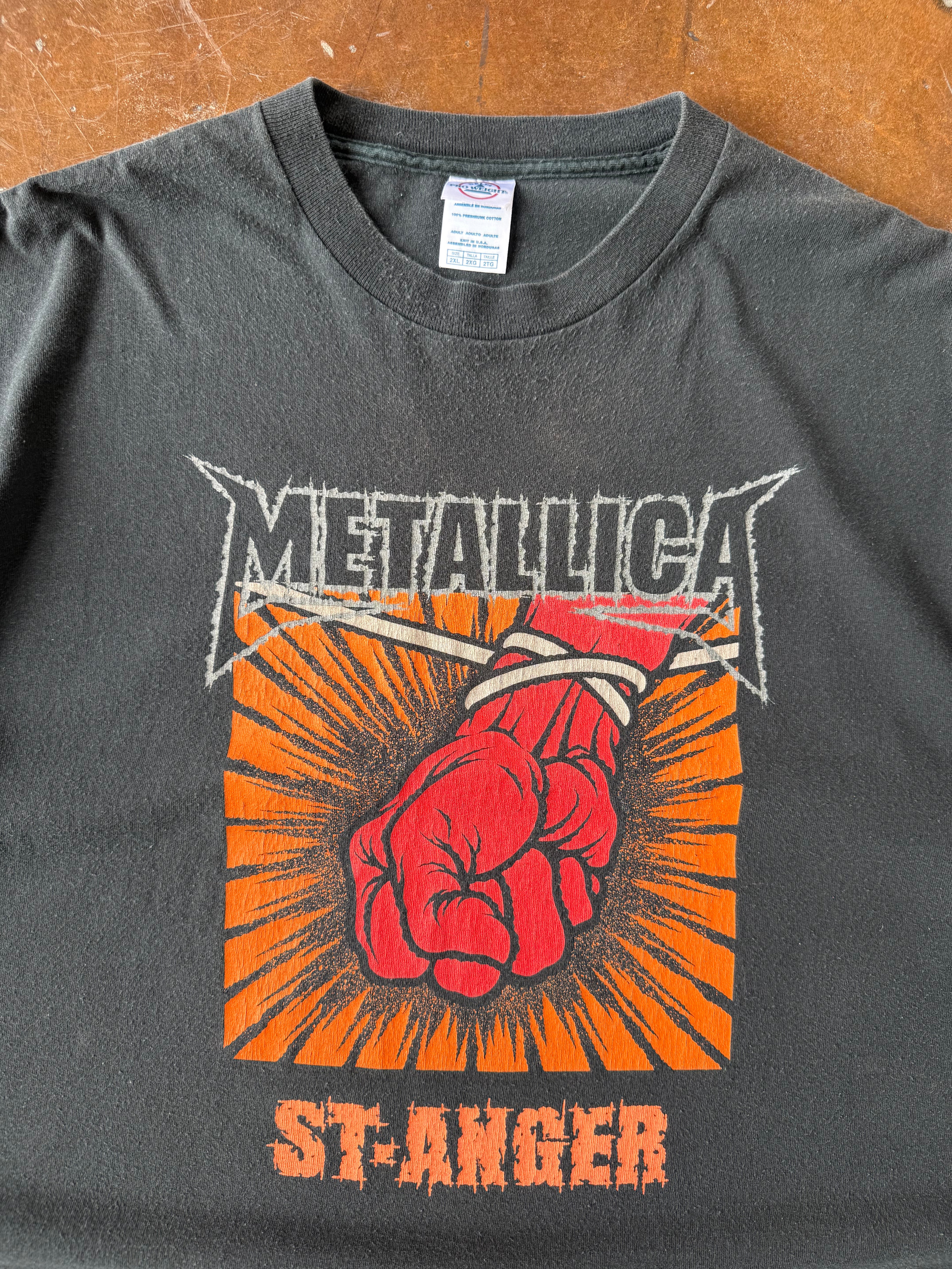 2004 Metallica "anger" band shirt (XXL)
