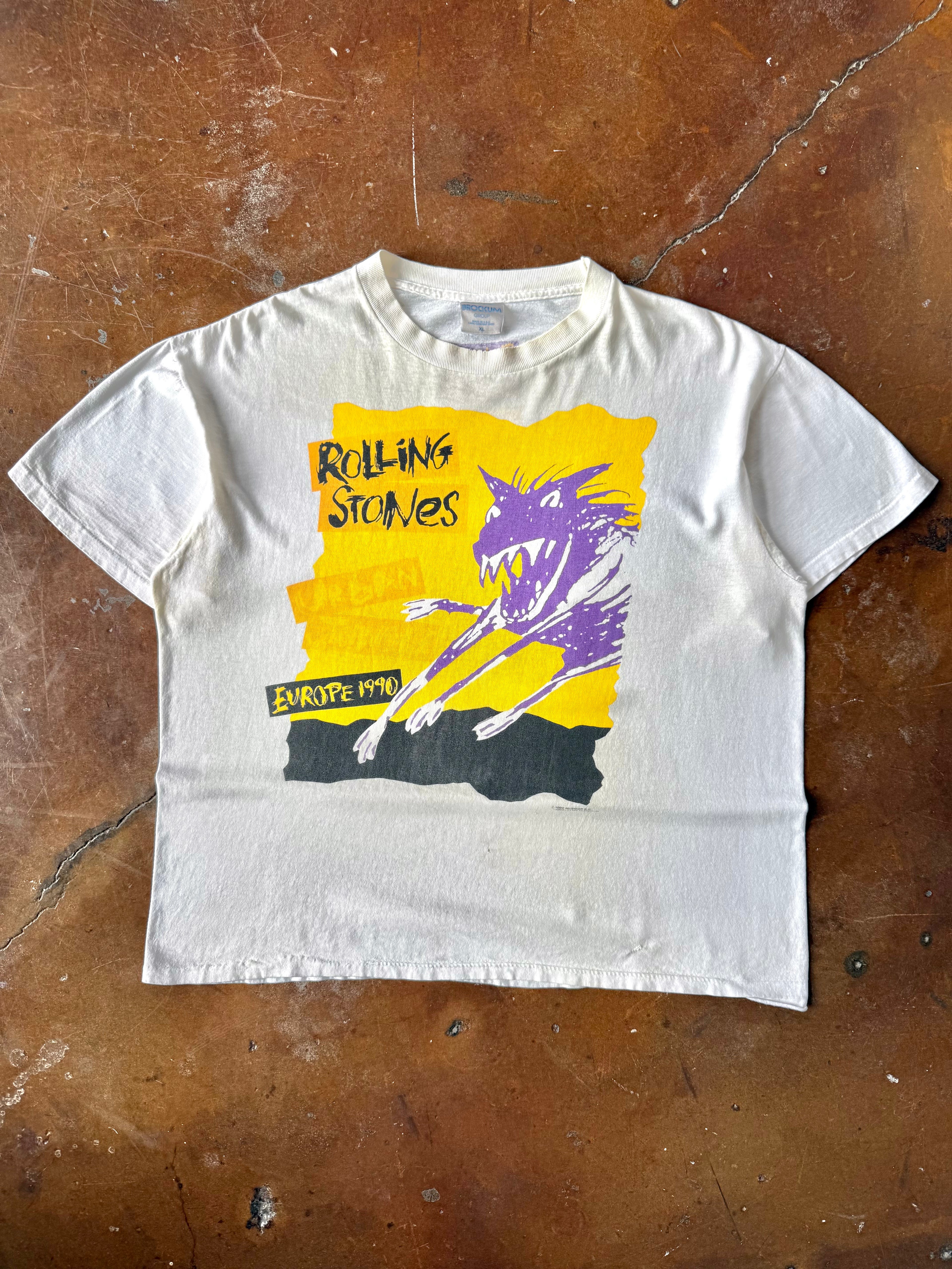1990 Rolling Stones "urban jungle" europe band shirt (XL)