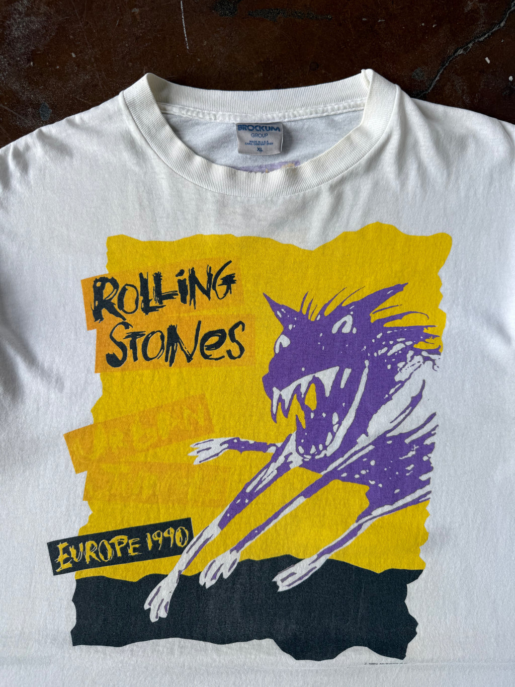 1990 Rolling Stones "urban jungle" europe band shirt (XL)