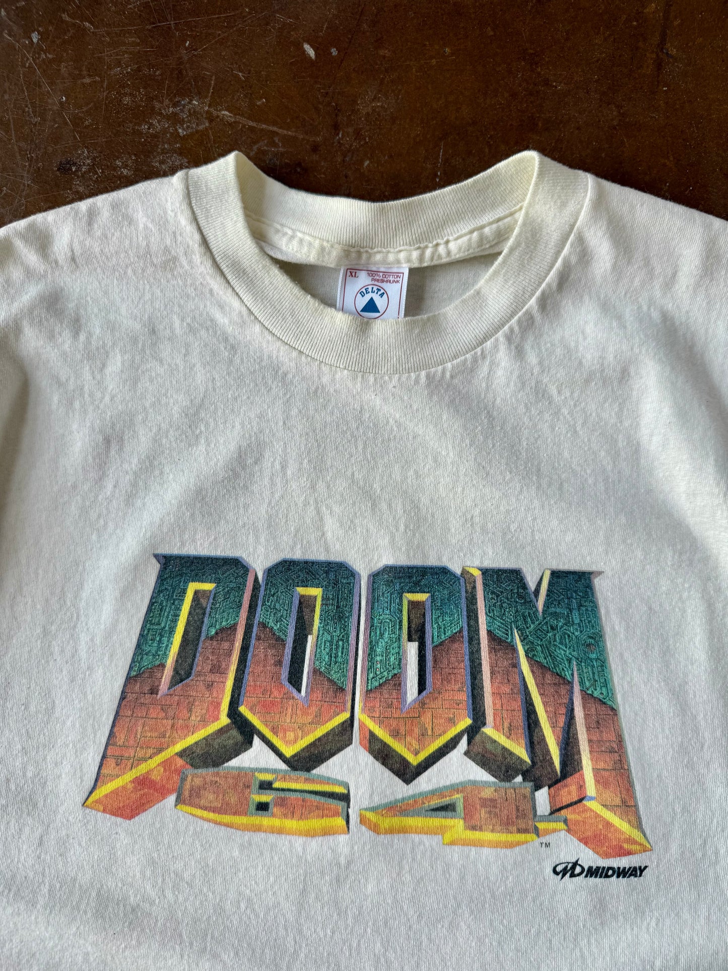 1997 Doom 64 "to hell with you" video game shirt (XL)
