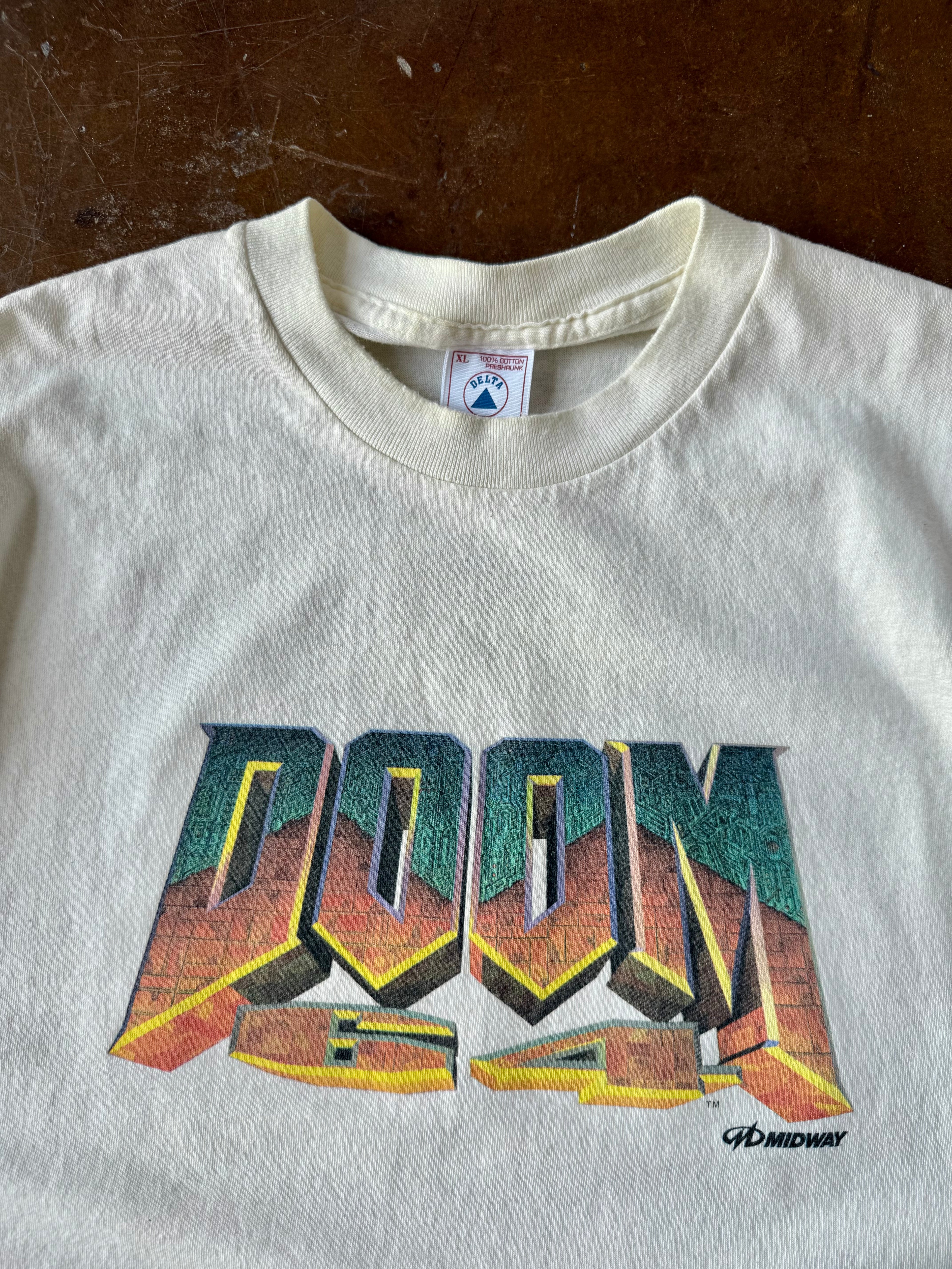 1997 Doom 64 "to hell with you" video game shirt (XL)