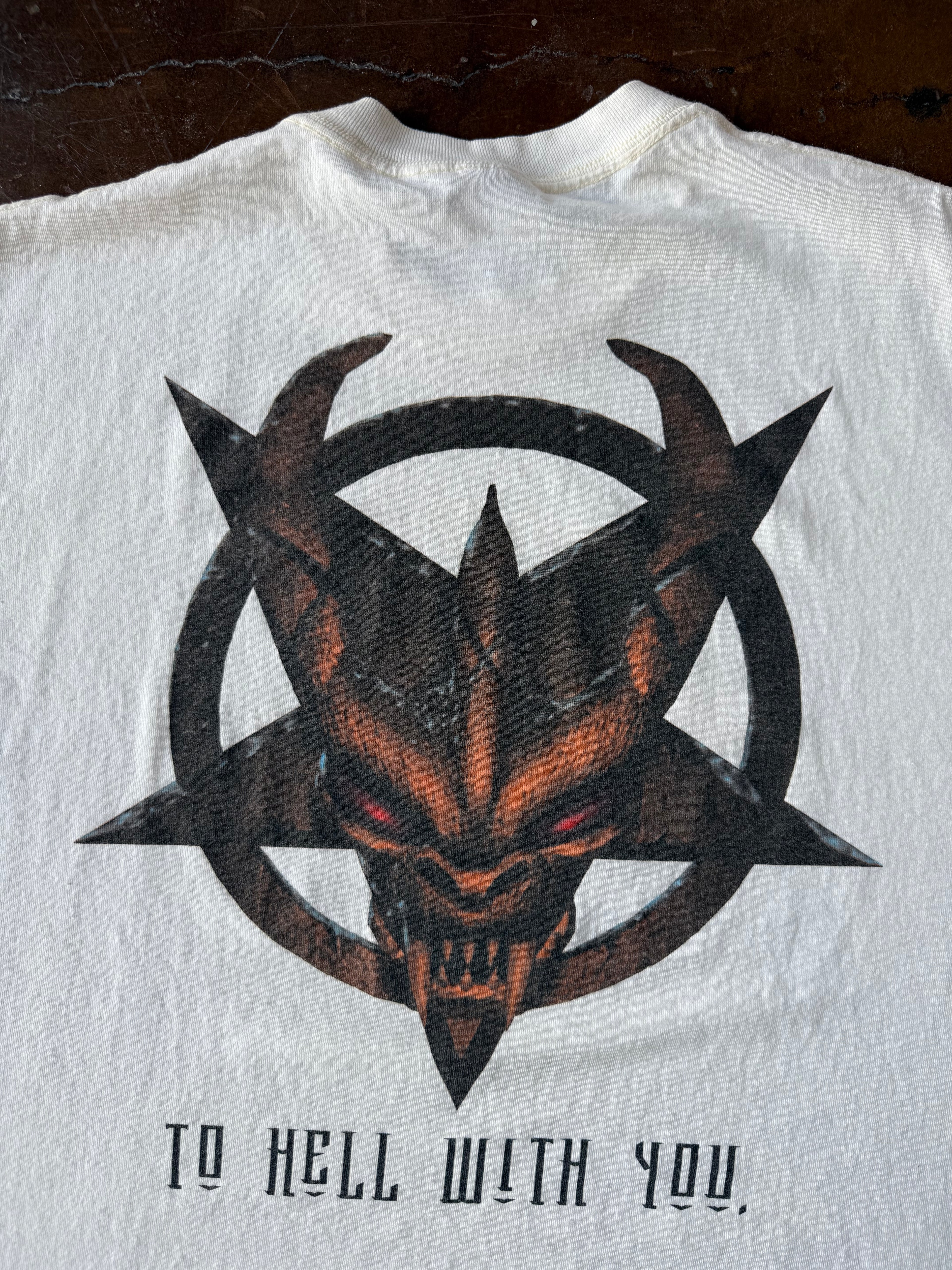 1997 Doom 64 "to hell with you" video game shirt (XL)