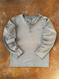 2000s Oakley henley longsleeve shirt (MEDIUM)