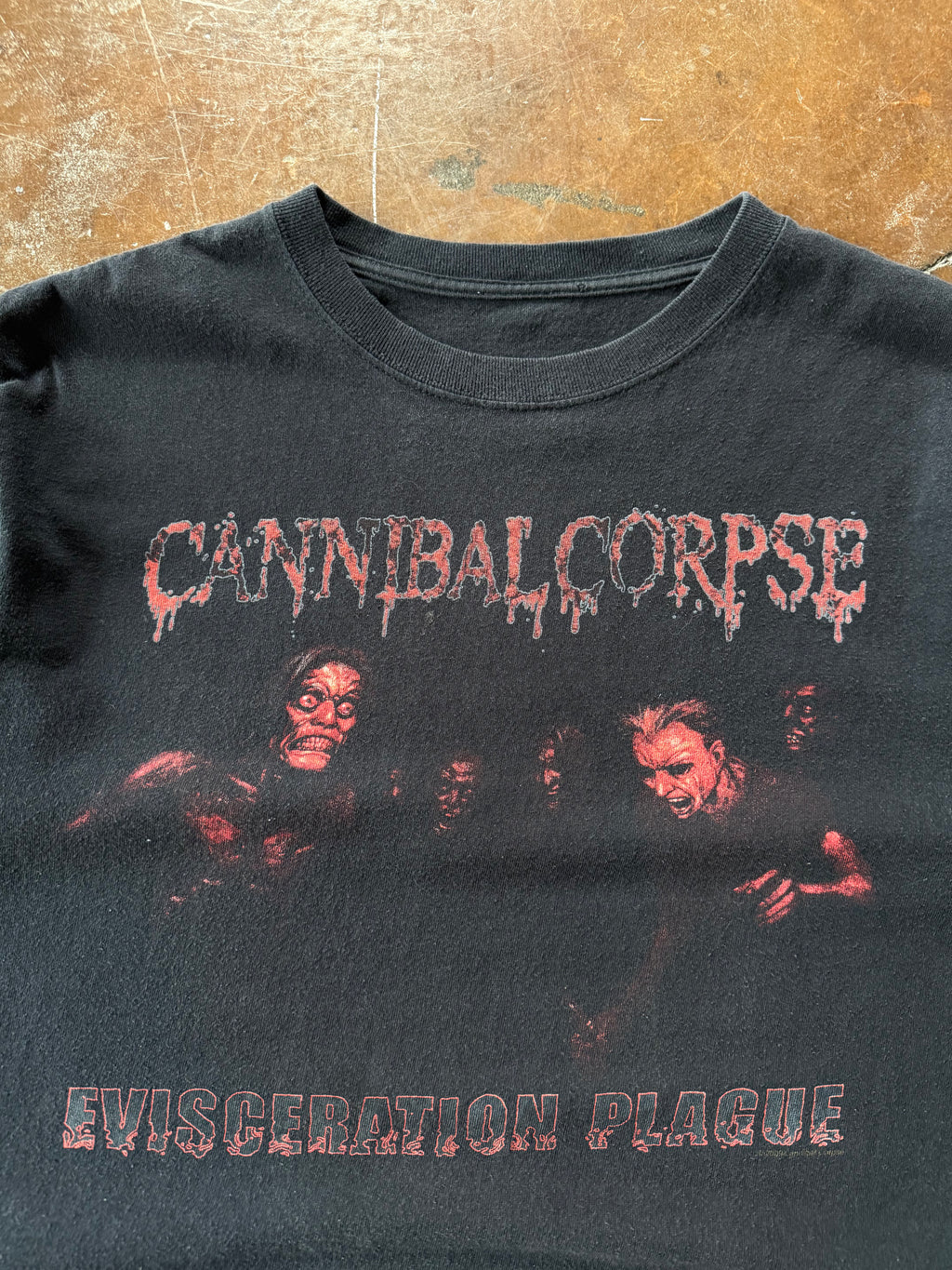 2000s Cannibal Corpse "evisceration plague" band shirt (LARGE)