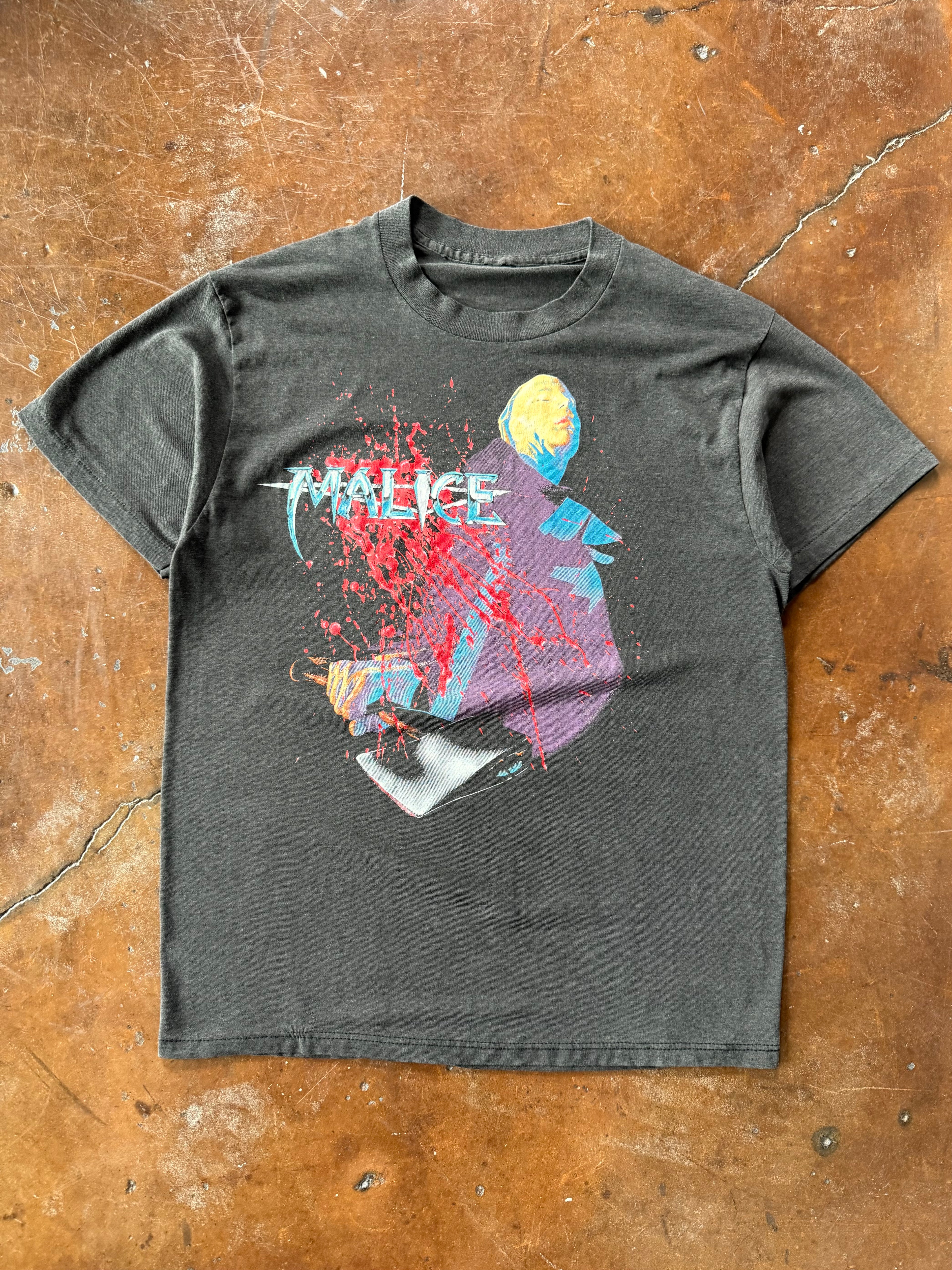 1987 Malice "license to kill" band shirt (LARGE)