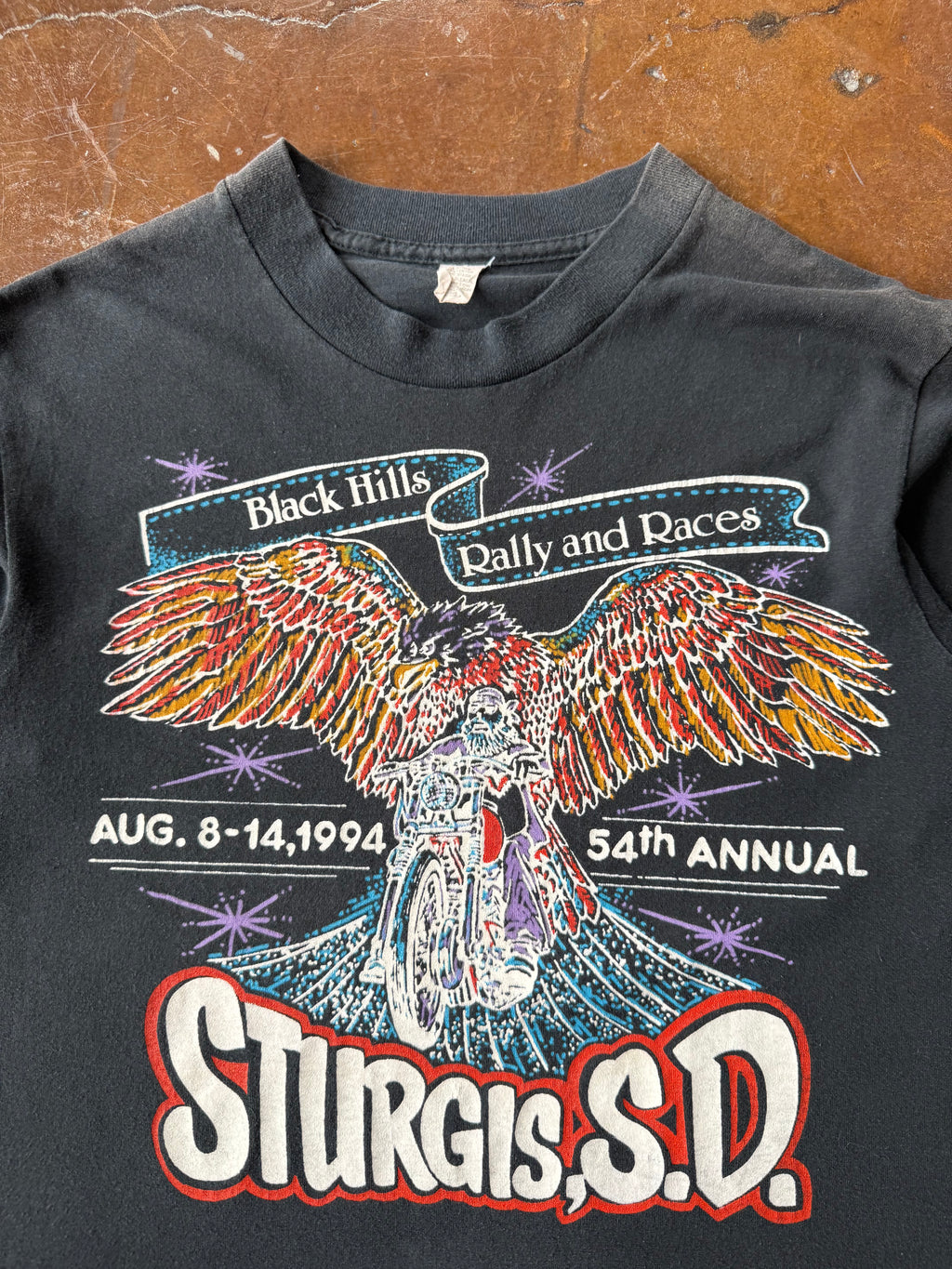 1994 Sturgis "rally & races" biker shirt (XL)