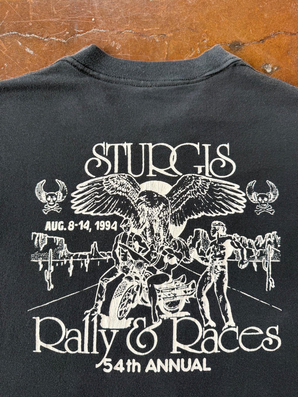 1994 Sturgis "rally & races" biker shirt (XL)