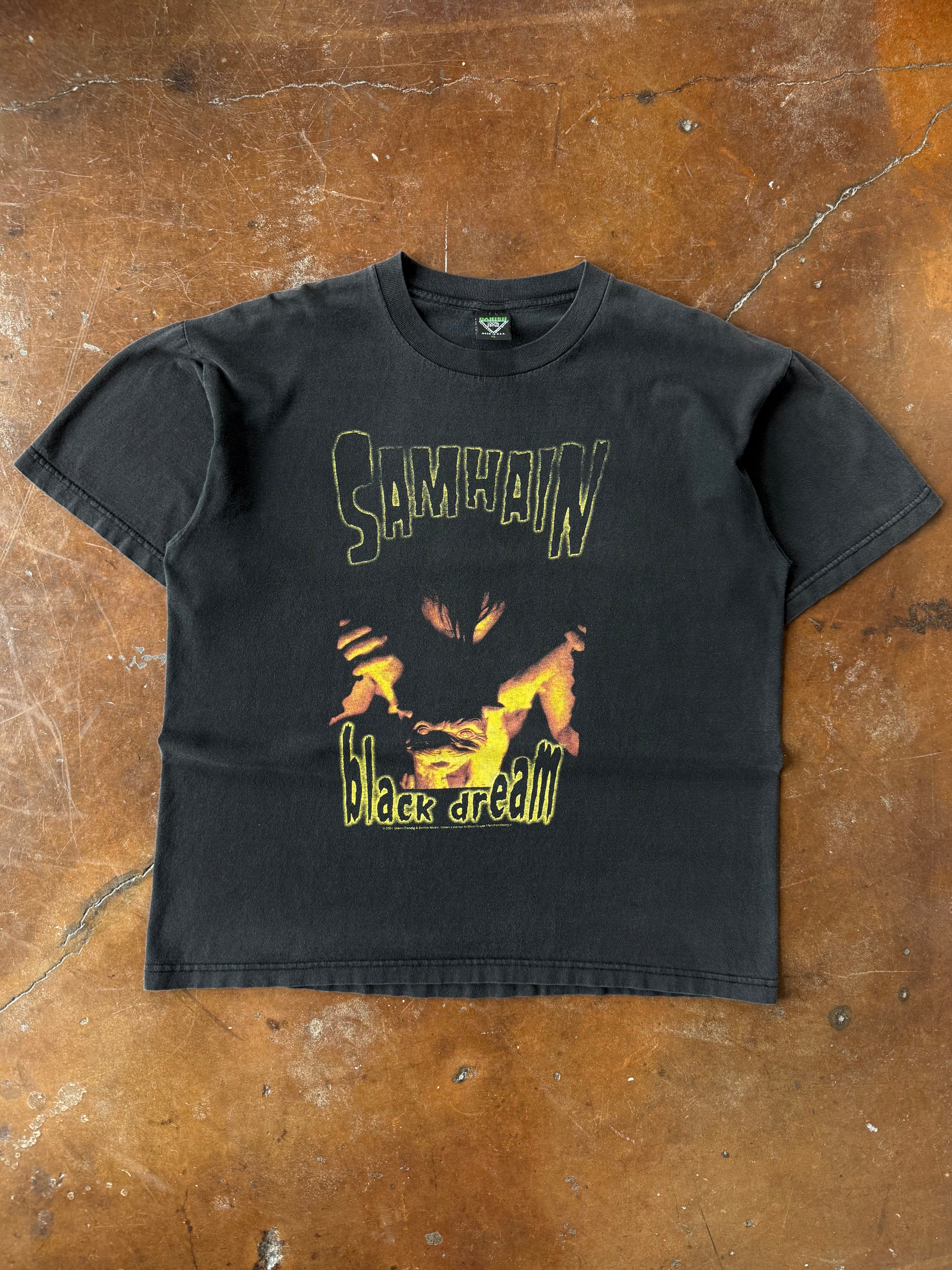 2001 Samhain "black dream" band shirt (LARGE)