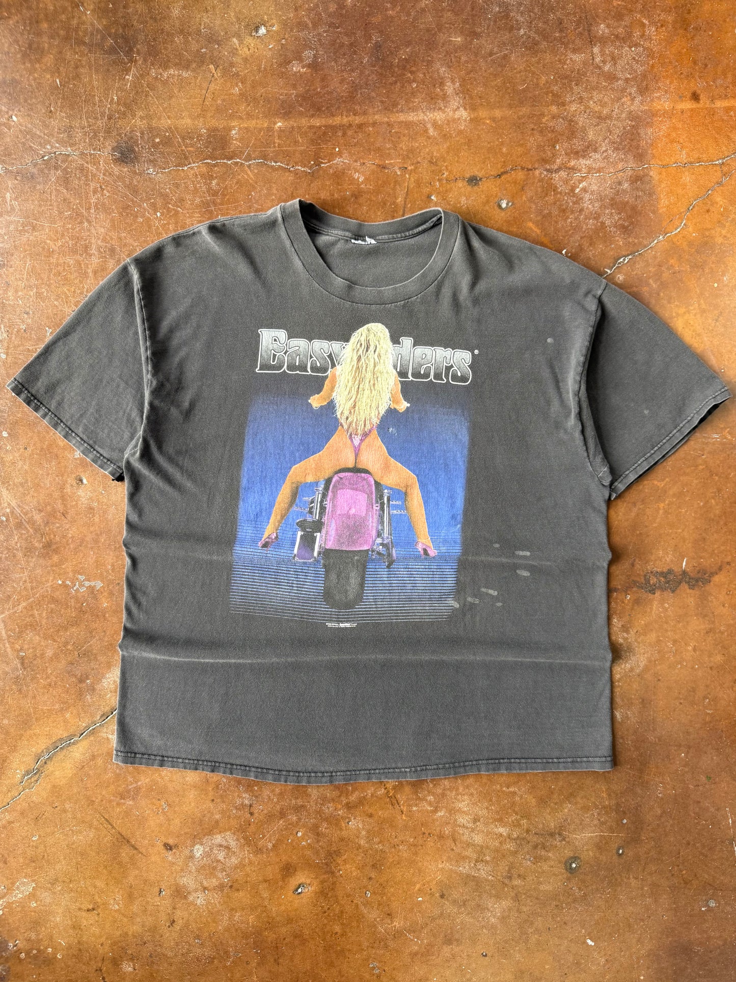 90s Easyriders "mag cover" biker shirt (XL)