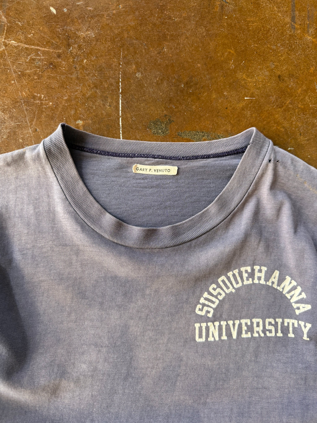 1950s faded Champion "susquehanna university" shirt (MEDIUM)