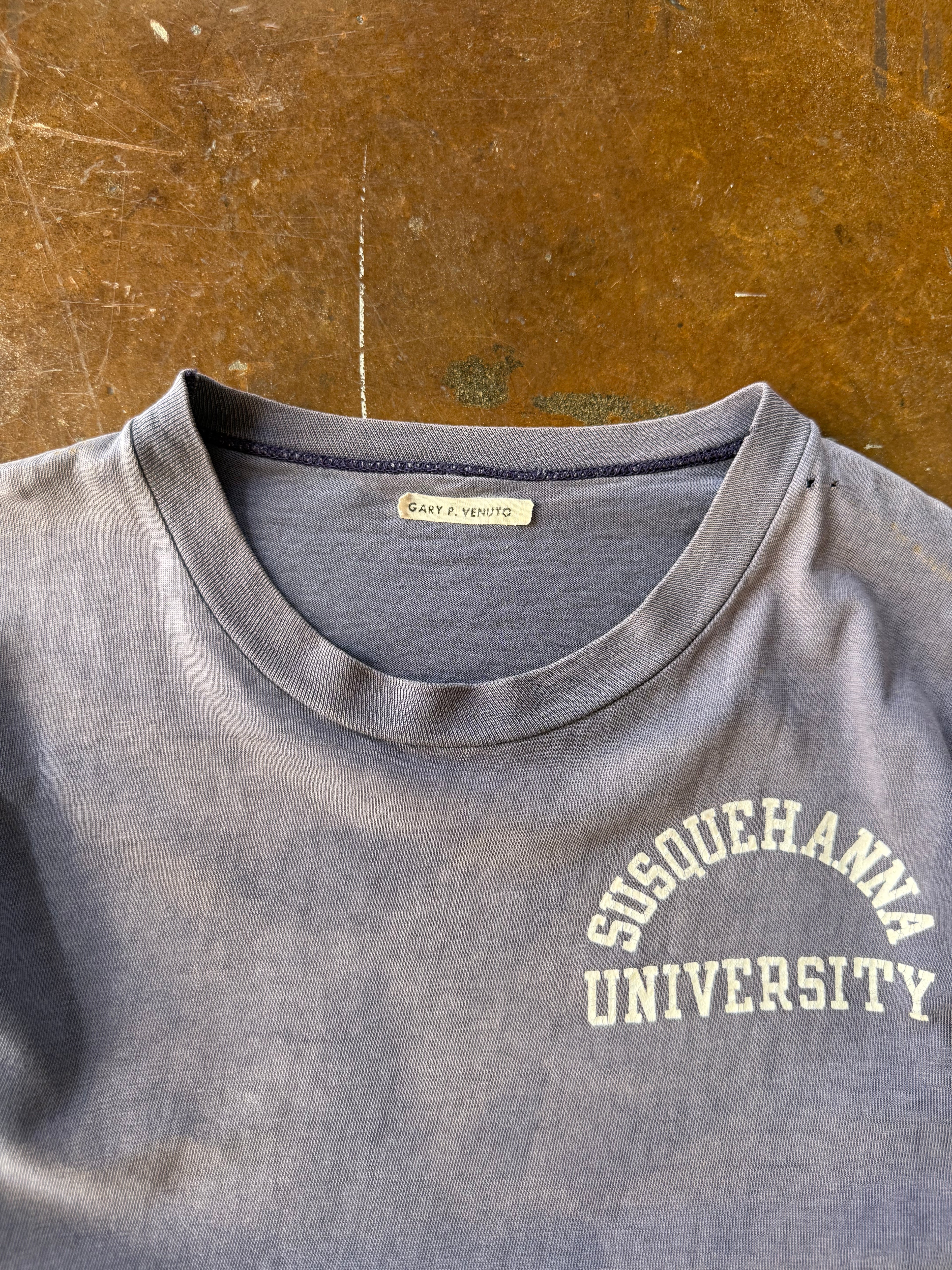 1950s faded Champion "susquehanna university" shirt (MEDIUM)