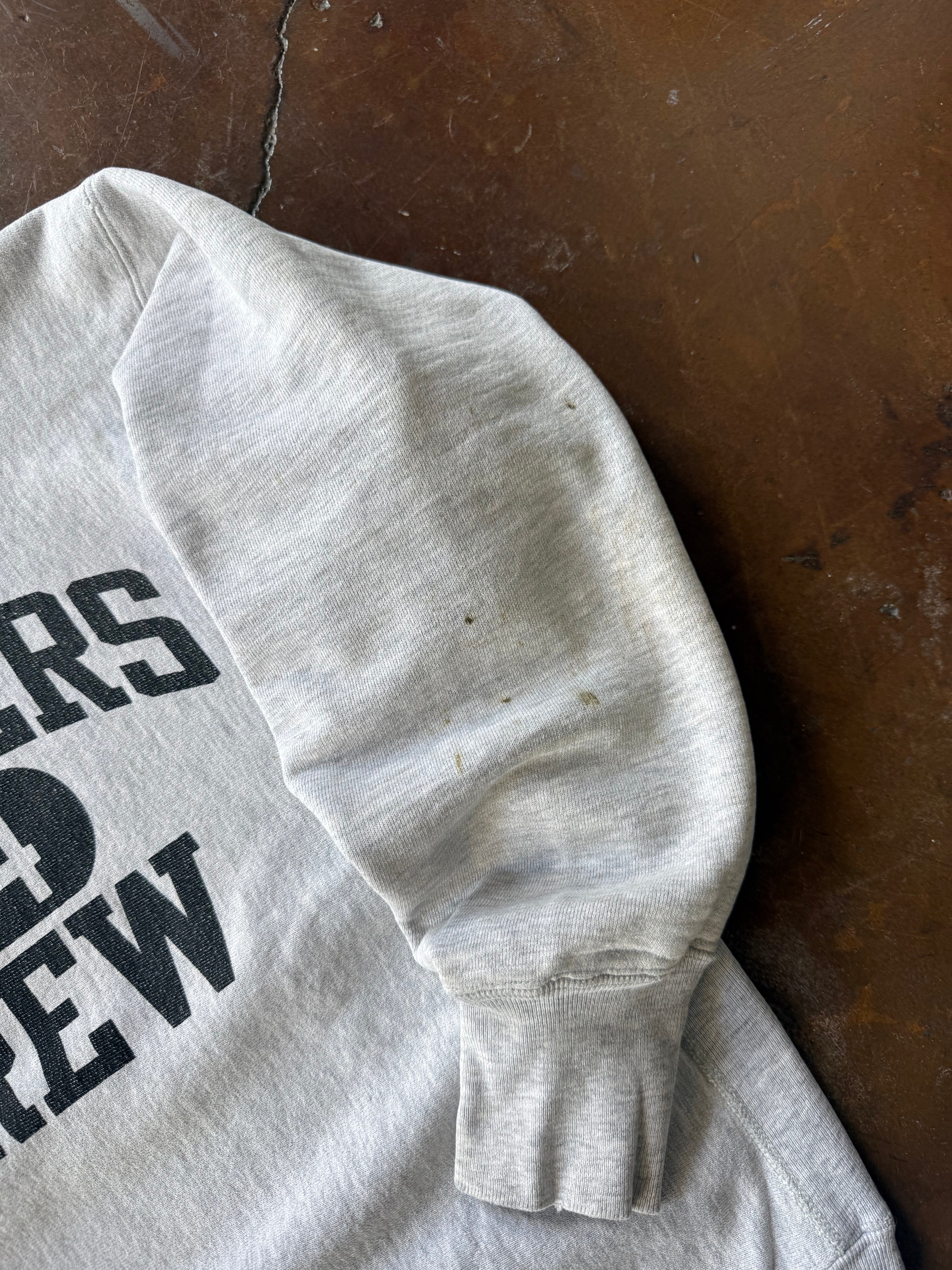 90s Champion "rutgers crew" reverse weave sweater (LARGE)