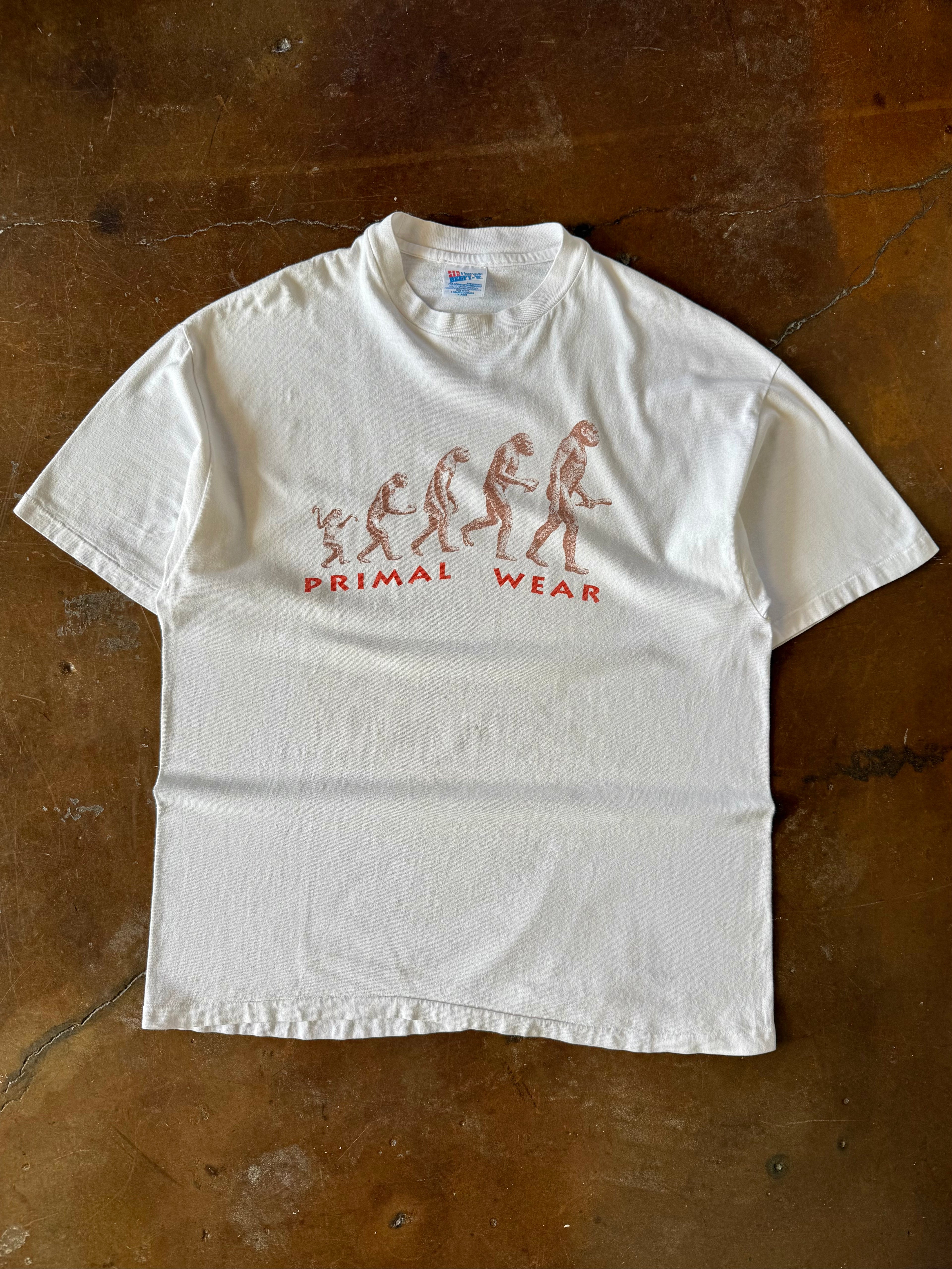 90s Primal Wear "let the evolution begin..." shirt (XL)
