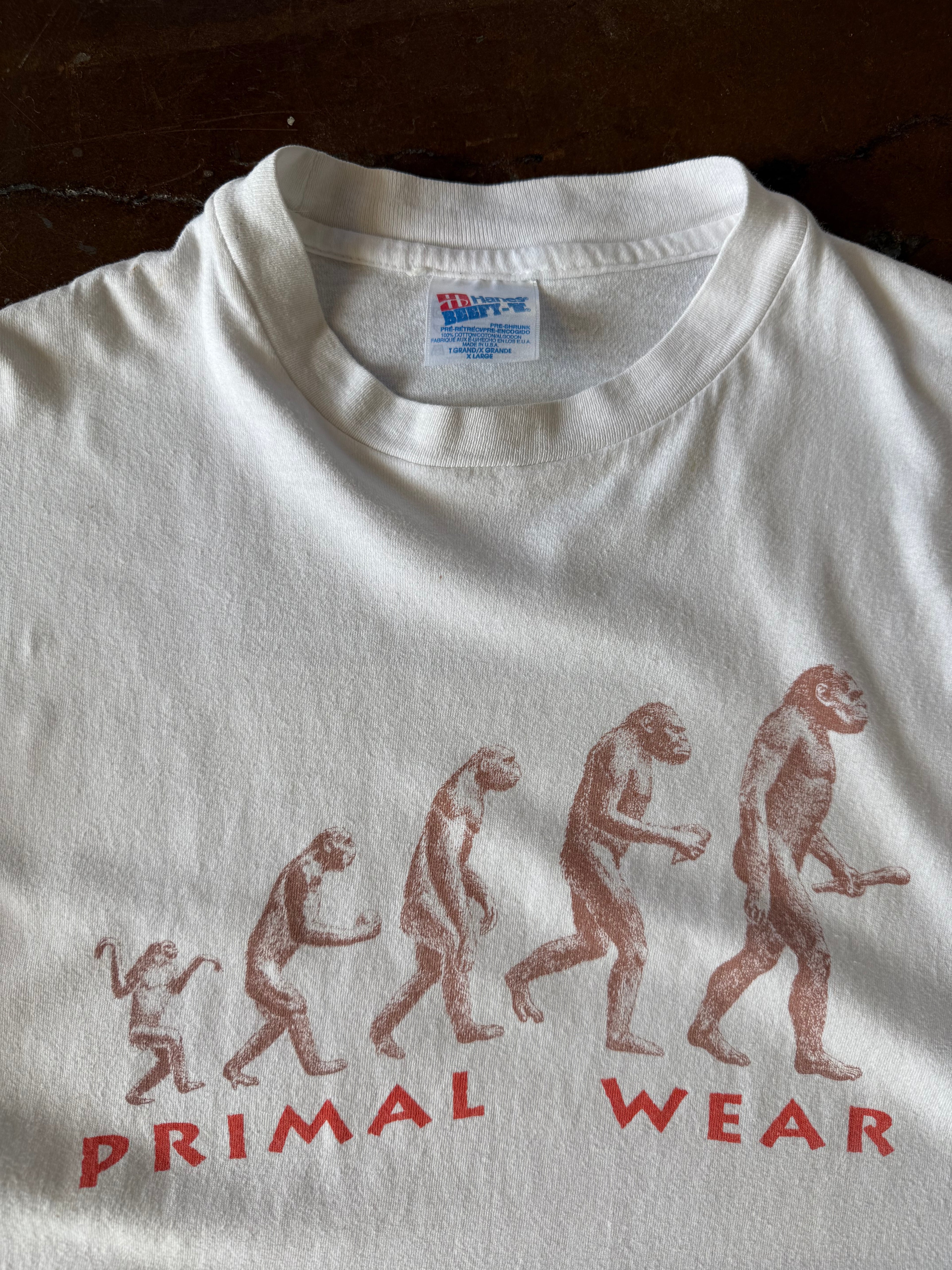 90s Primal Wear "let the evolution begin..." shirt (XL)
