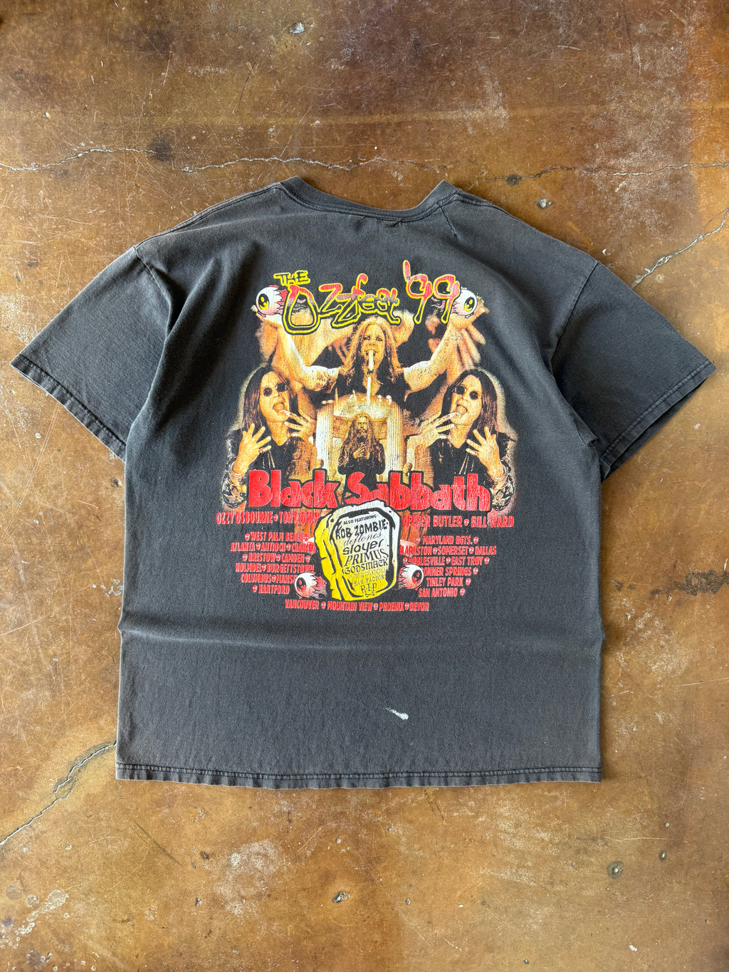 1999 Ozzfest Black Sabbath band shirt (XL)