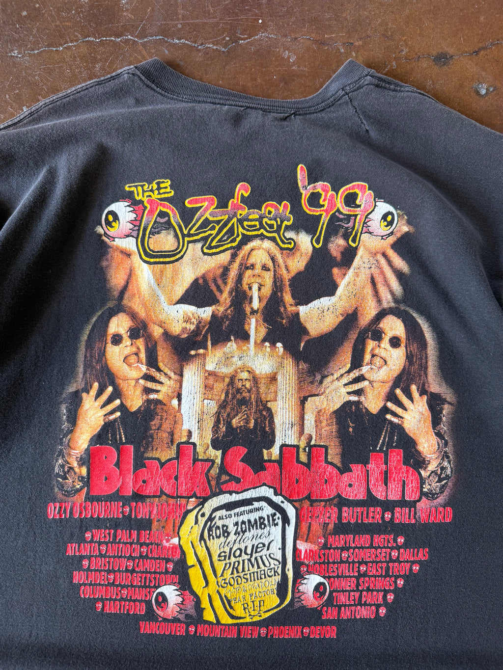1999 Ozzfest Black Sabbath band shirt (XL)