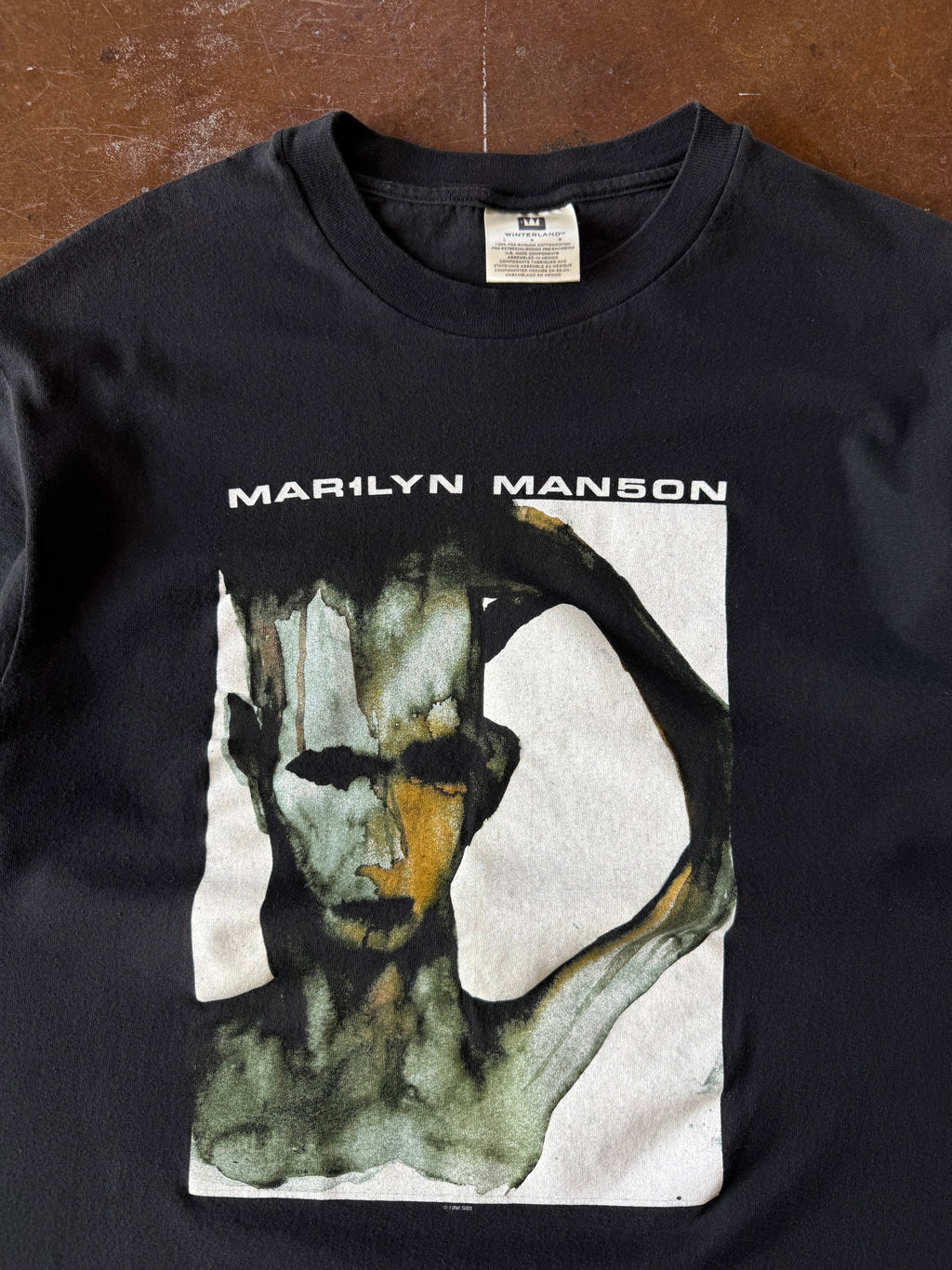 1998 Marilyn Manson "hole in our soul" band shirt (LARGE)