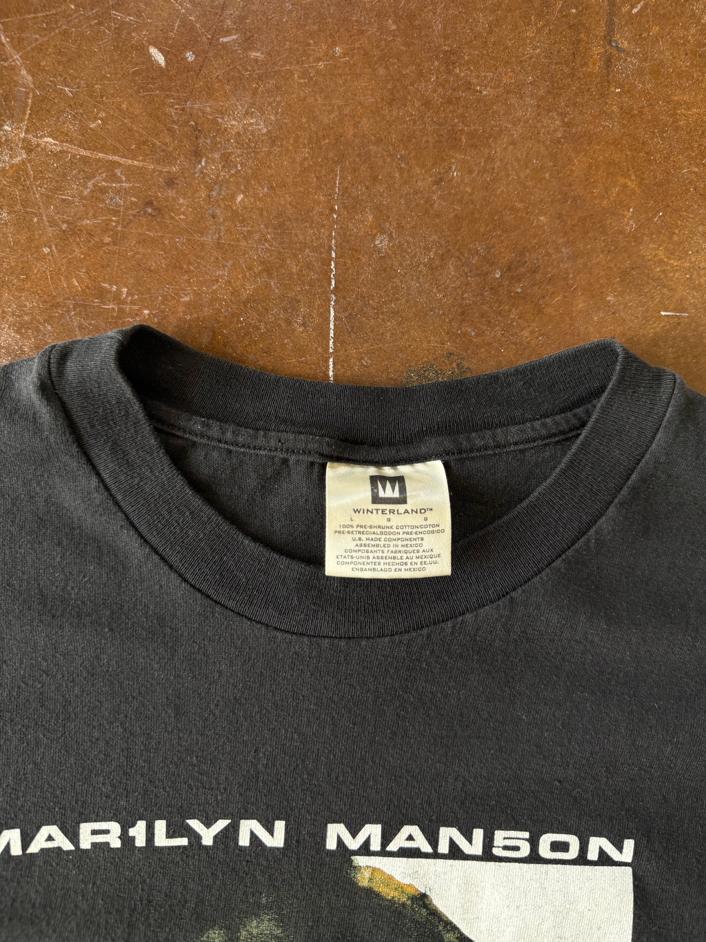 1998 Marilyn Manson "hole in our soul" band shirt (LARGE)