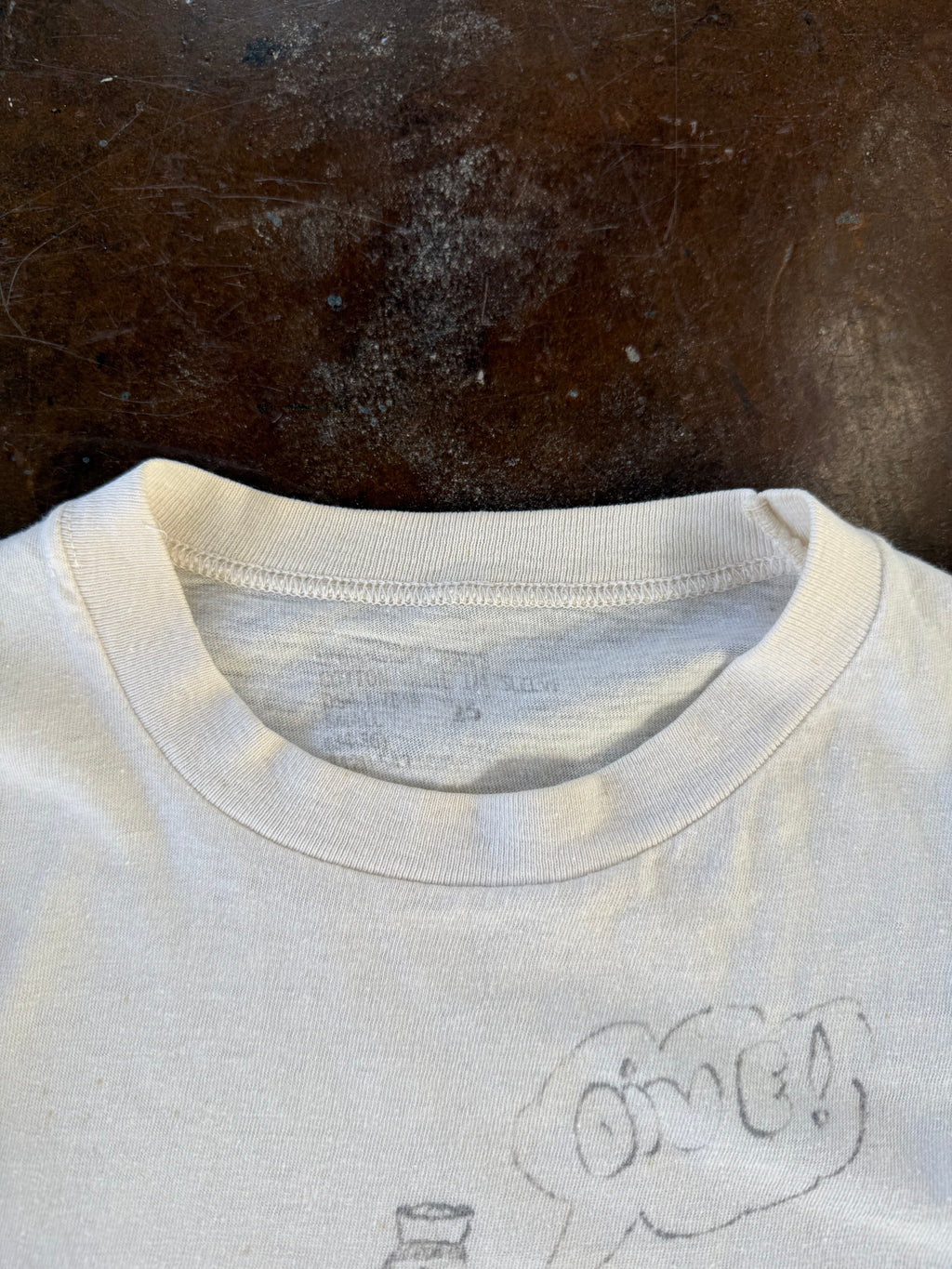 60s Vietnam Era US Marine stencil shirt (MEDIUM)