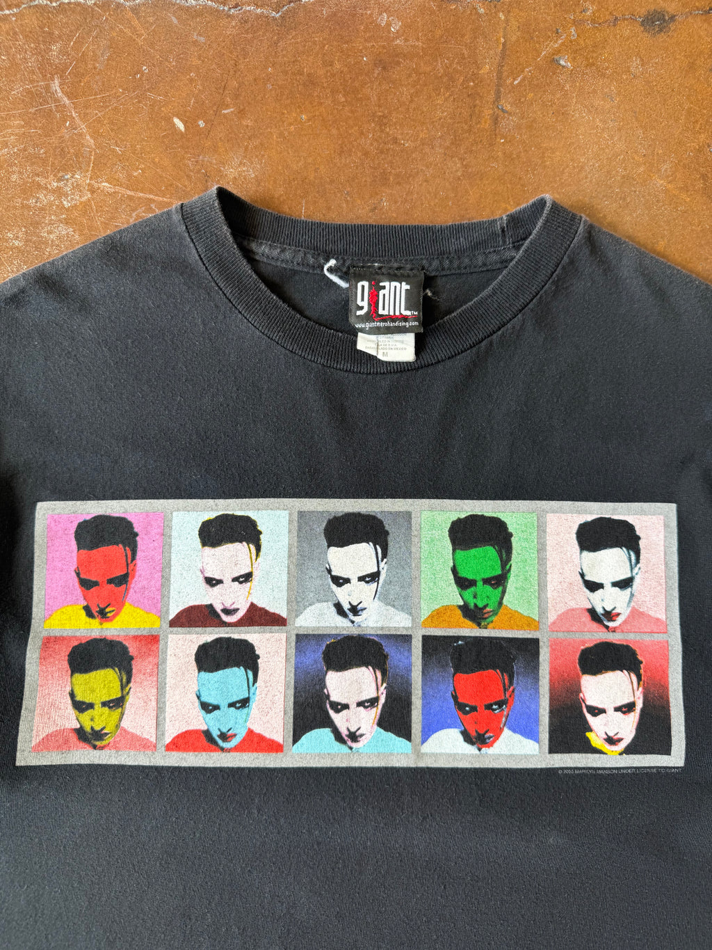 2005 Marilyn Manson "portrait" band shirt (MEDIUM)