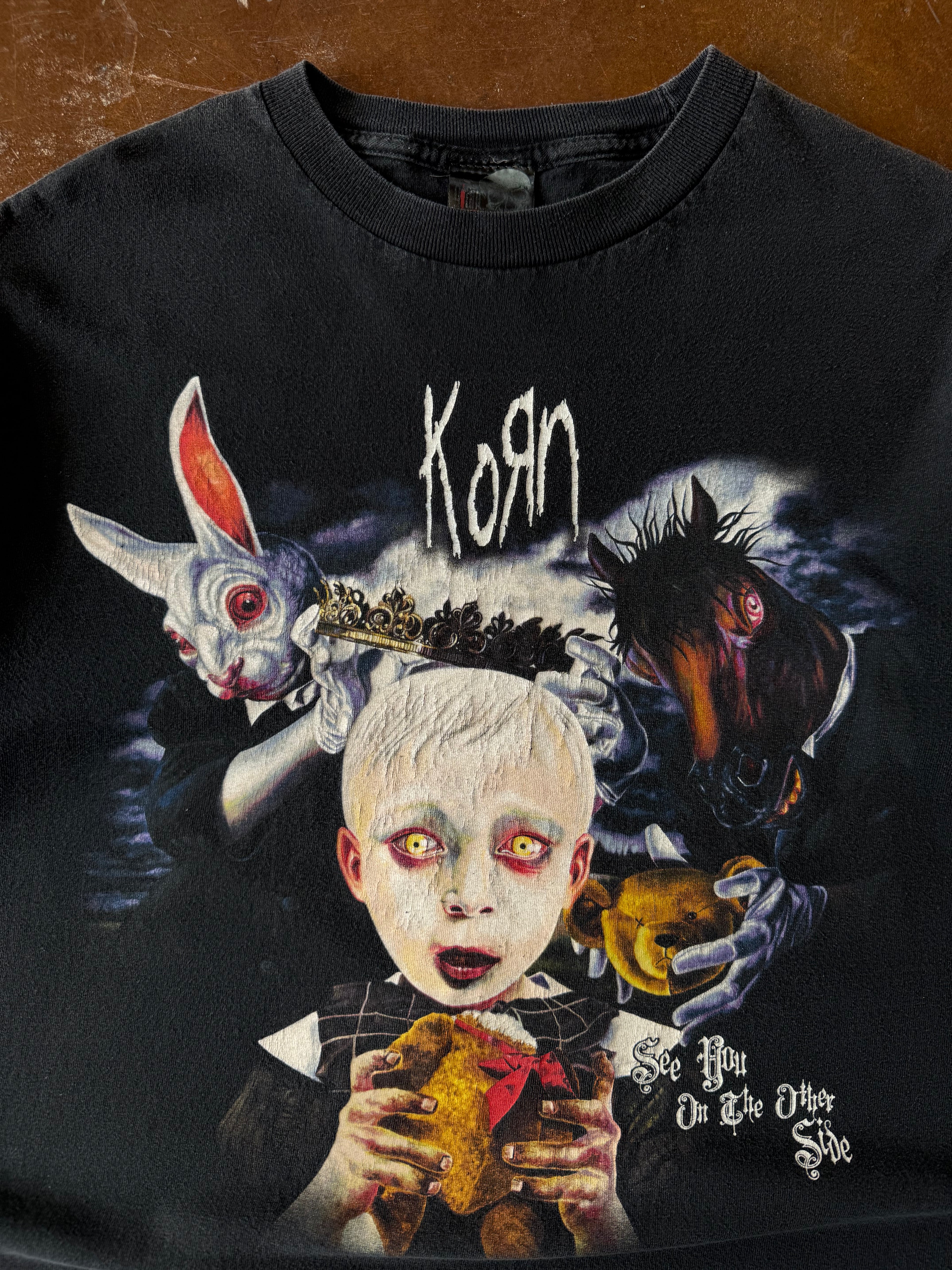 2006 Korn "see you on the other side" band shirt (MEDIUM)
