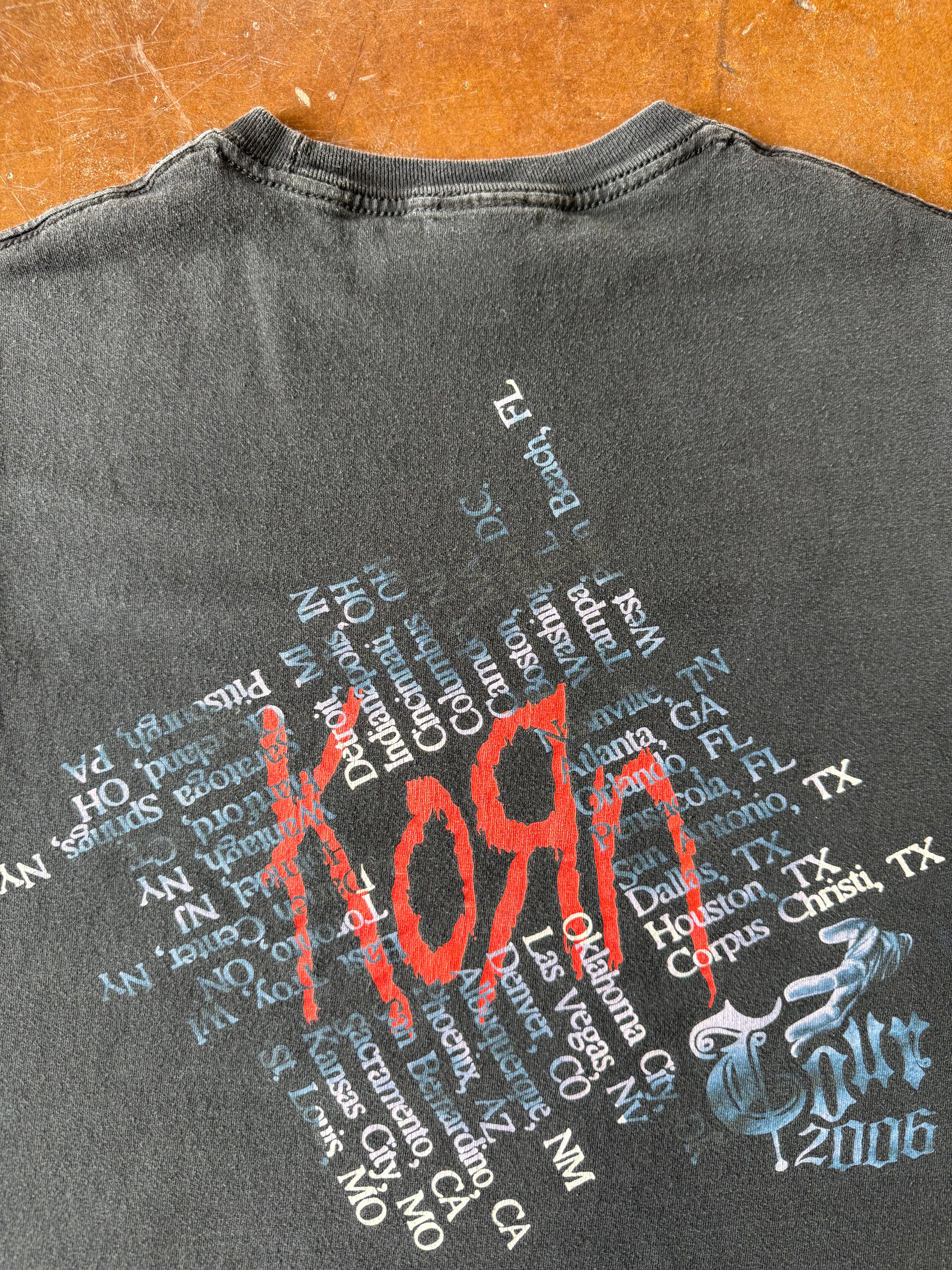 2006 Korn "see you on the other side" band shirt (MEDIUM)