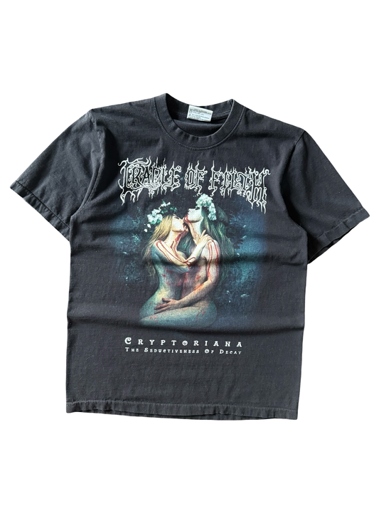 Vintage Y2K Cradle of Filth "cryptoriana" band shirt